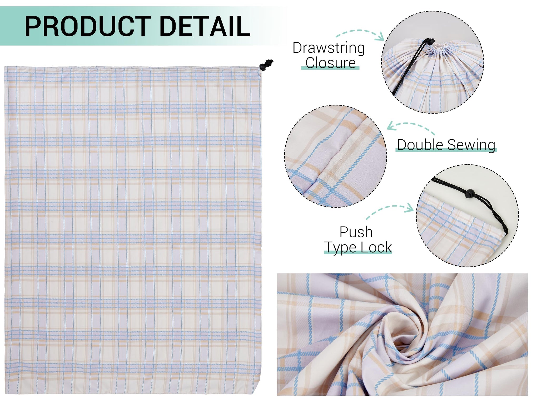 Bulk Travel Laundry Bag (24 Count)