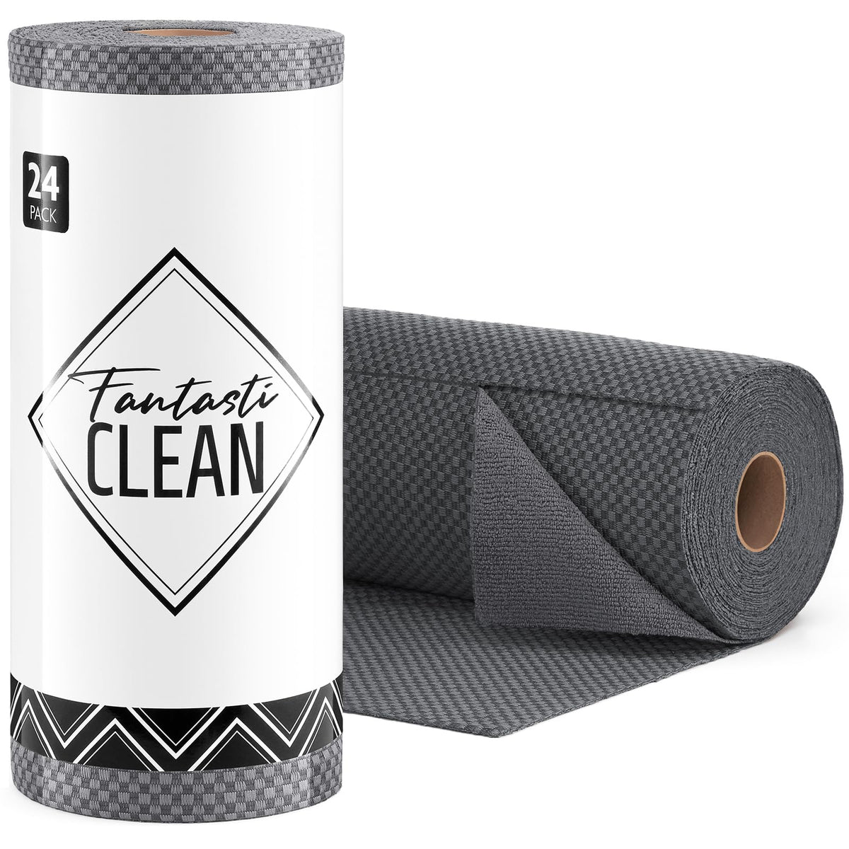 Microfiber Cleaning Cloth Roll (24 Count)