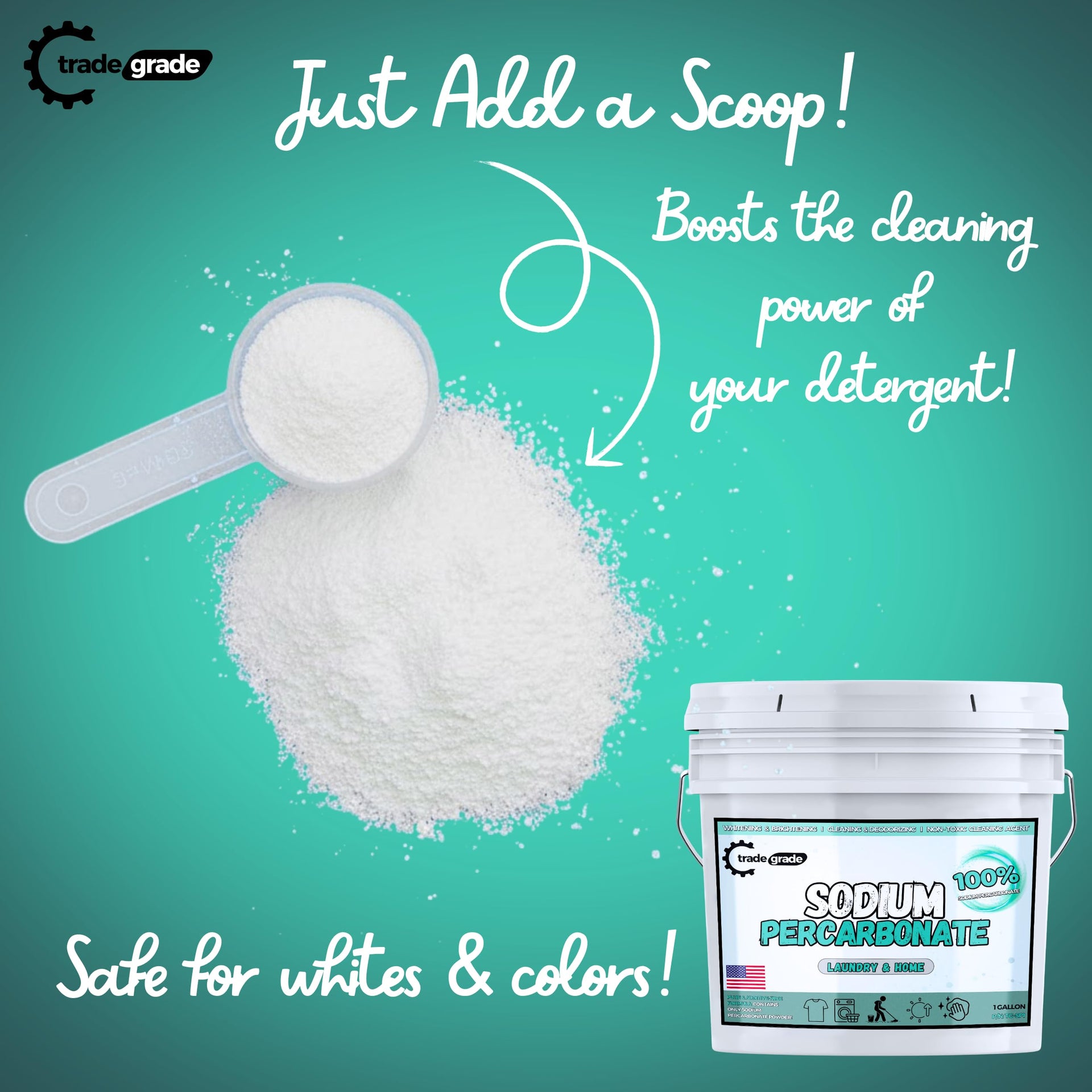TradeGrade Sodium Percarbonate Powder (240 Ounce)