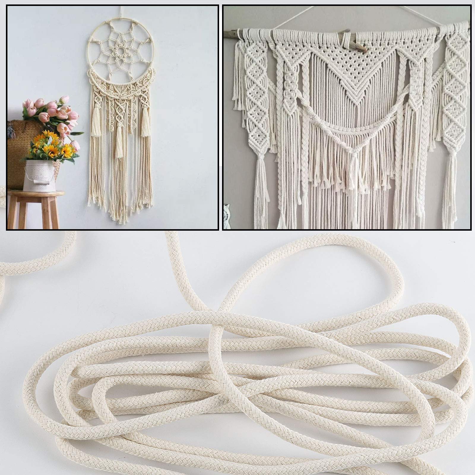 164 ft 1 4 in Natural Cotton Rope (164 Foot)