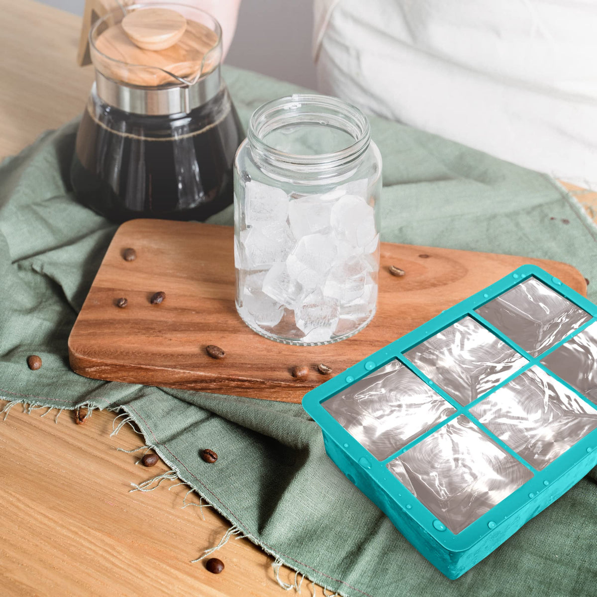 Silicone Ice Cube Trays 3 Pack (3 Count)
