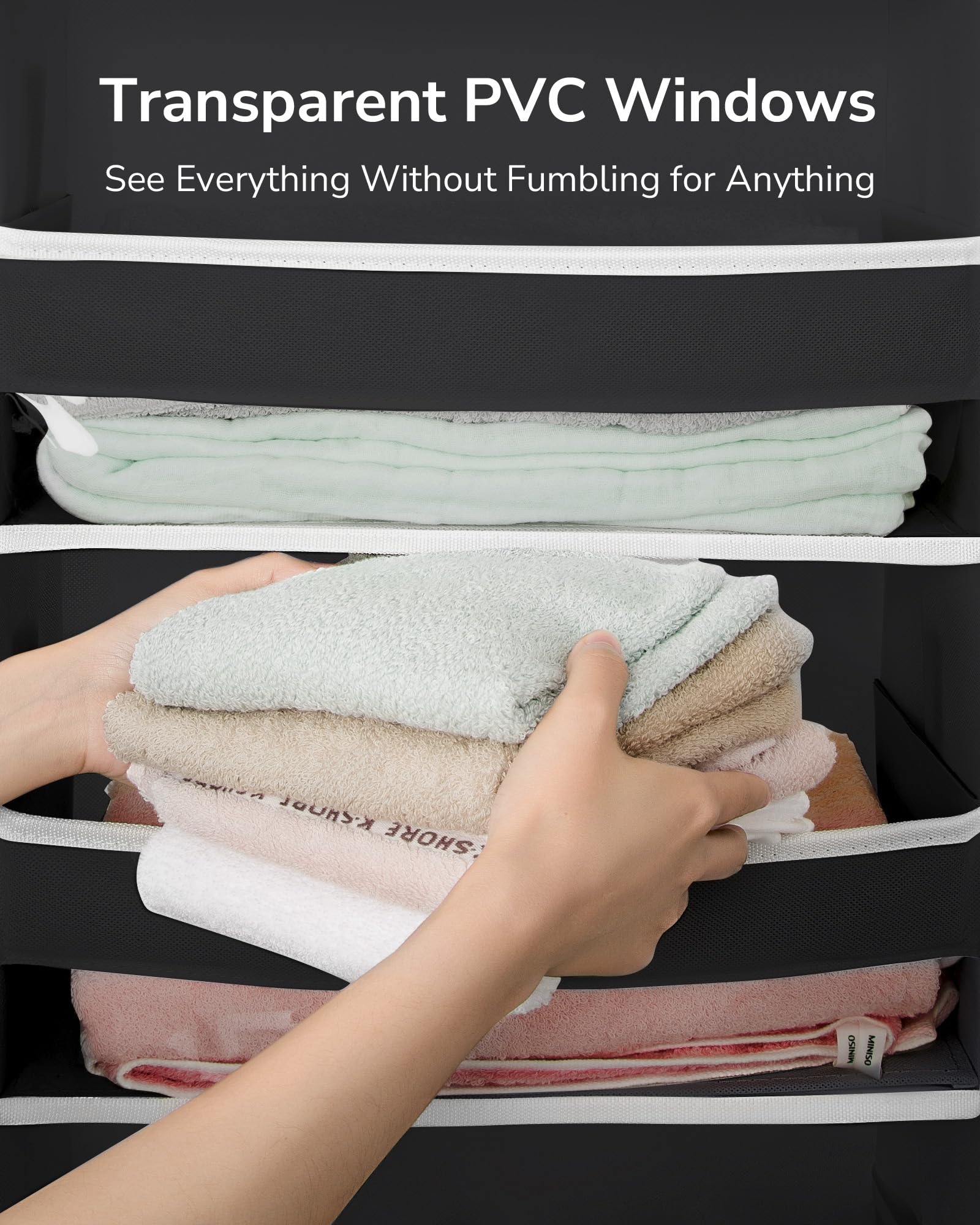 2Pack Over The Door Organizer with 6 Large Pockets 12 Side Pockets Door Hanging Organizer Black Door Hanging (2 Count)
