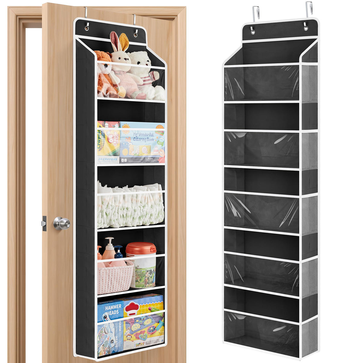 Over The Door Toy Storage Organizer w