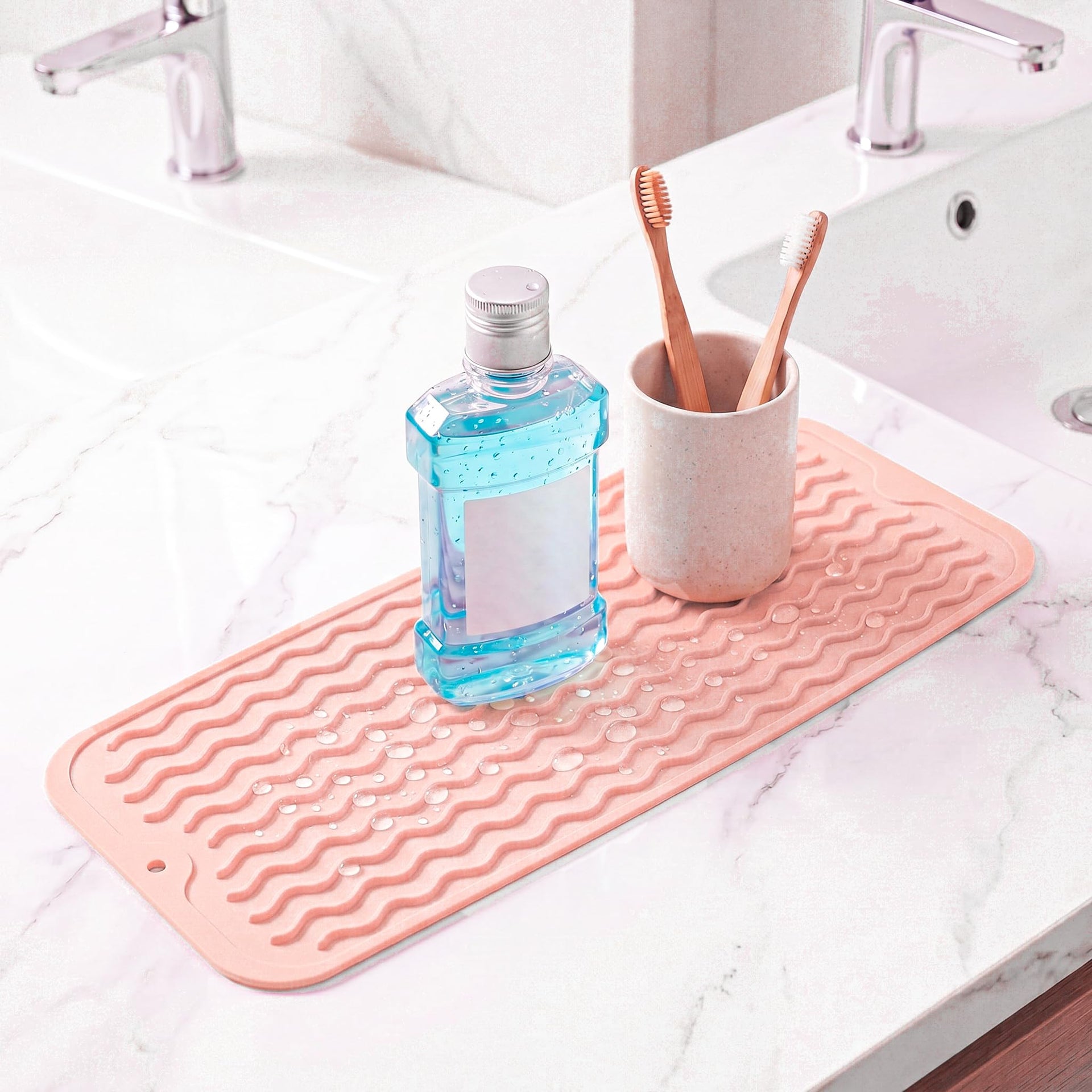 Silicone Dish Drying Mat for Multiple Usage