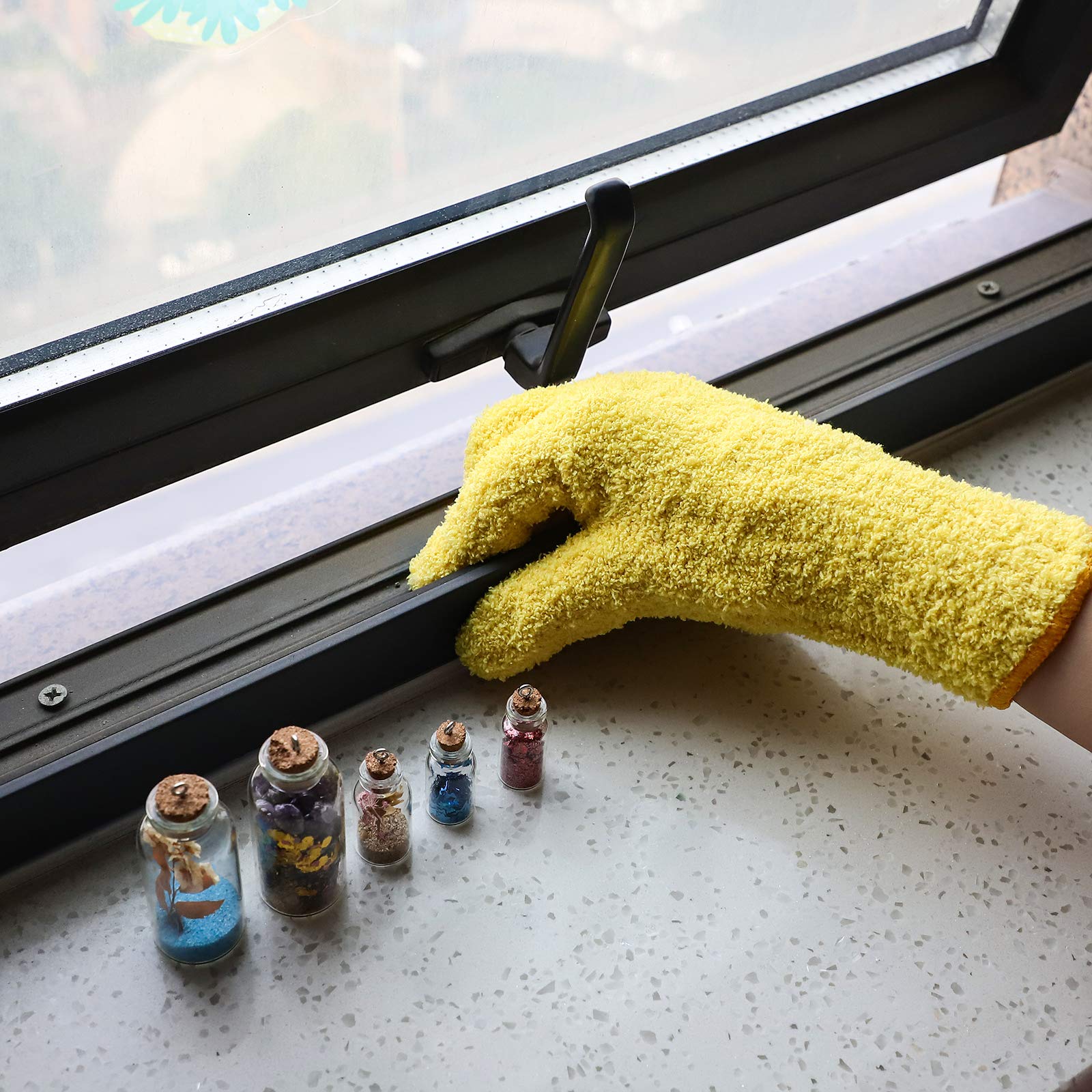 2 Pairs Microfiber Gloves for Plants (2 Count)