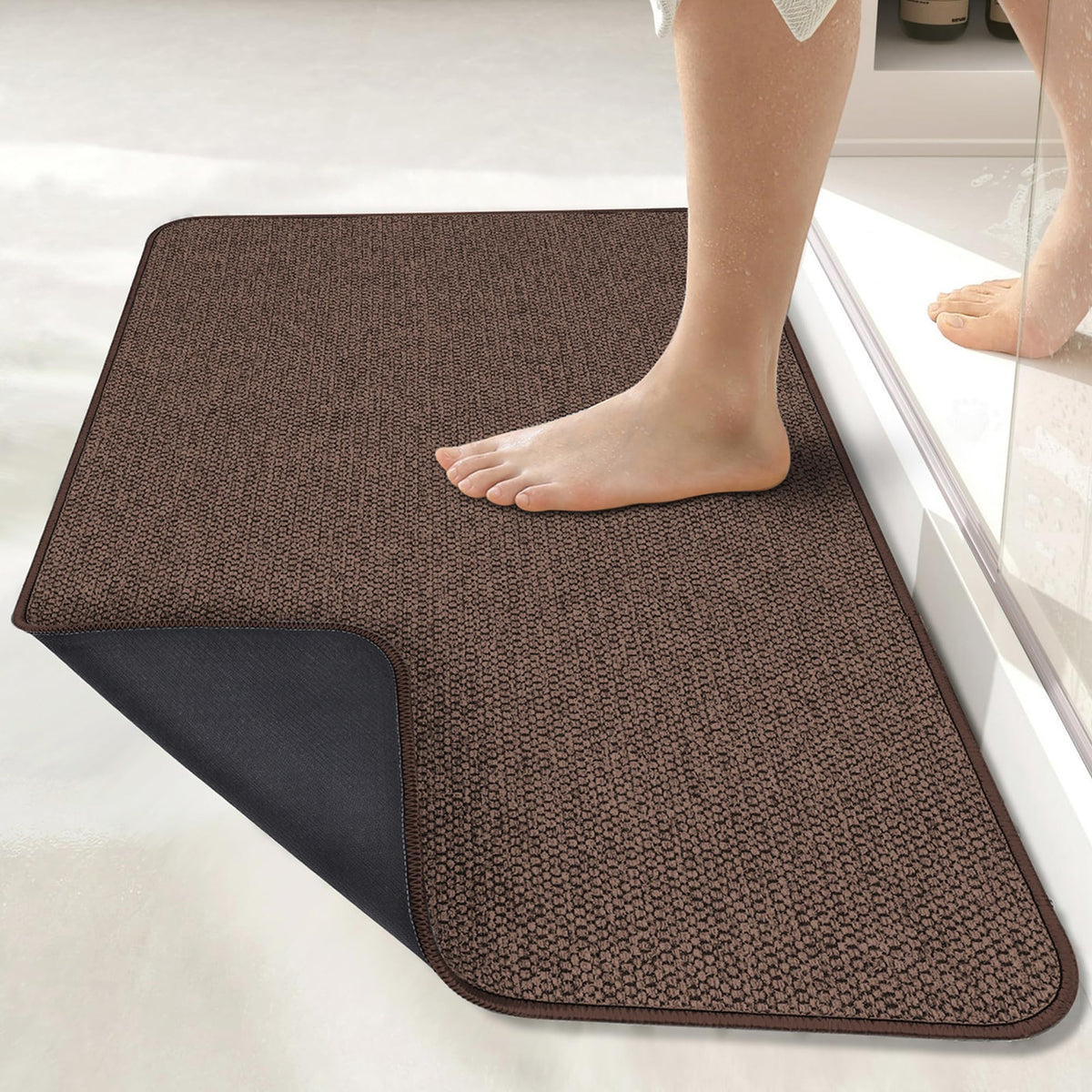 Bath Mat Ultra Thin Bathroom Runner Rugs (18 Sq Ft)