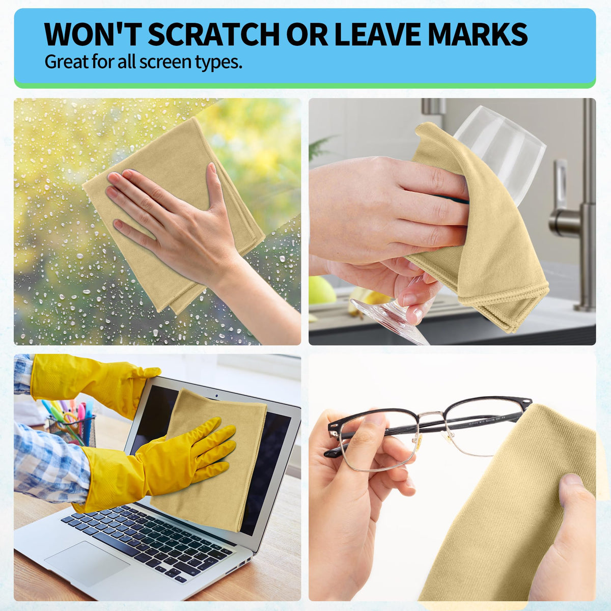 Microfiber Cleaning Cloth (12 Count)