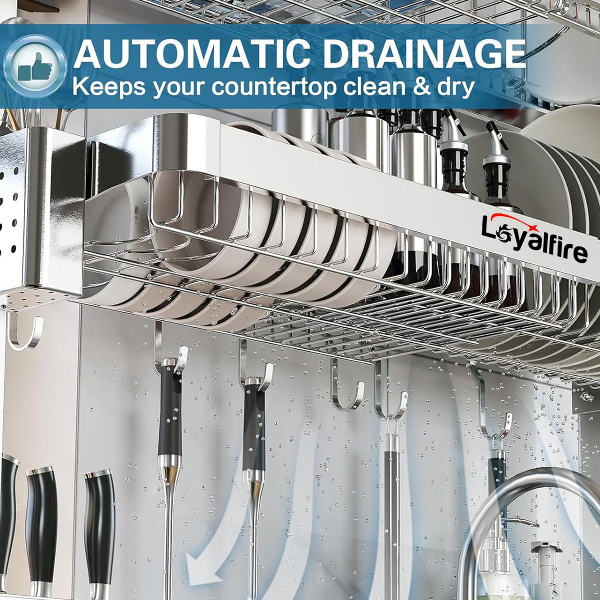 Over Sink Dish Drying Rack