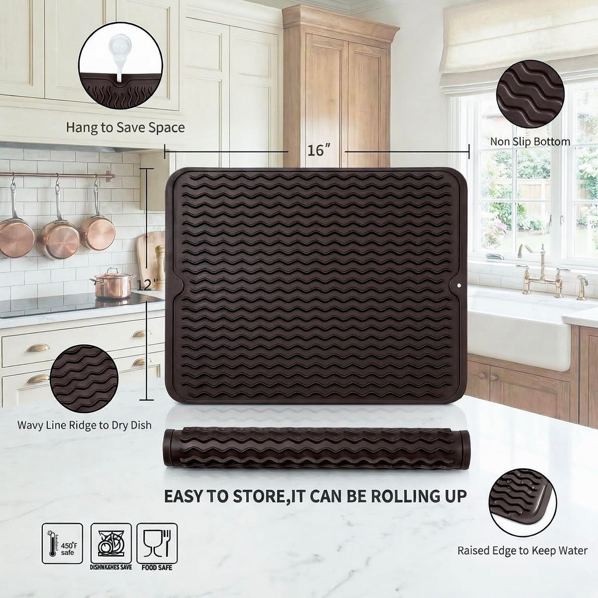Silicone Dish Drying Mat