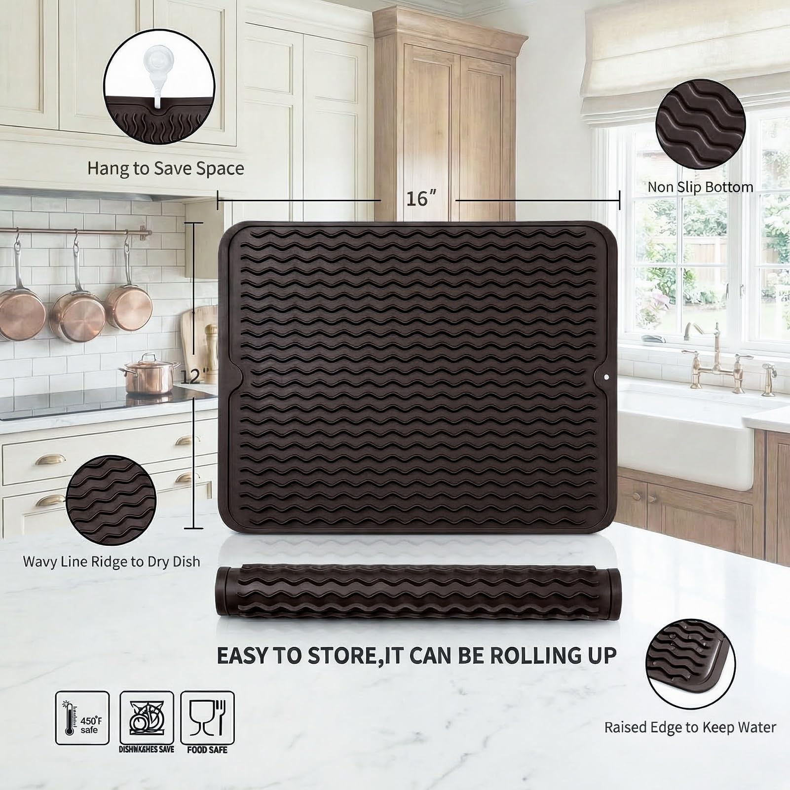 Silicone Dish Drying Mat