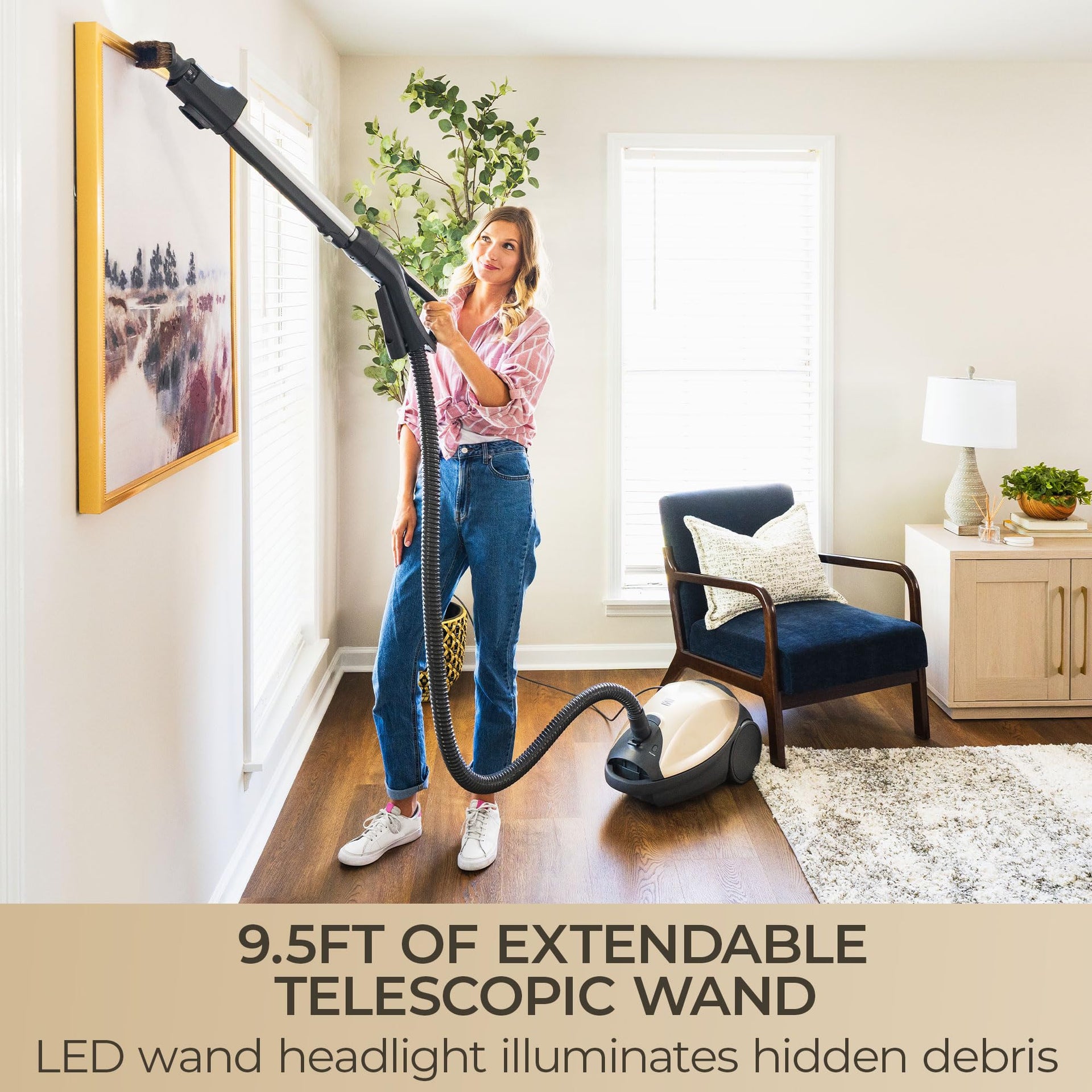 Elite Ultra Plush 700 Series Bagged Canister Vacuum