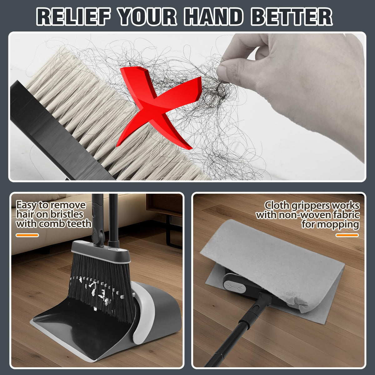 Broom and Dust Pan