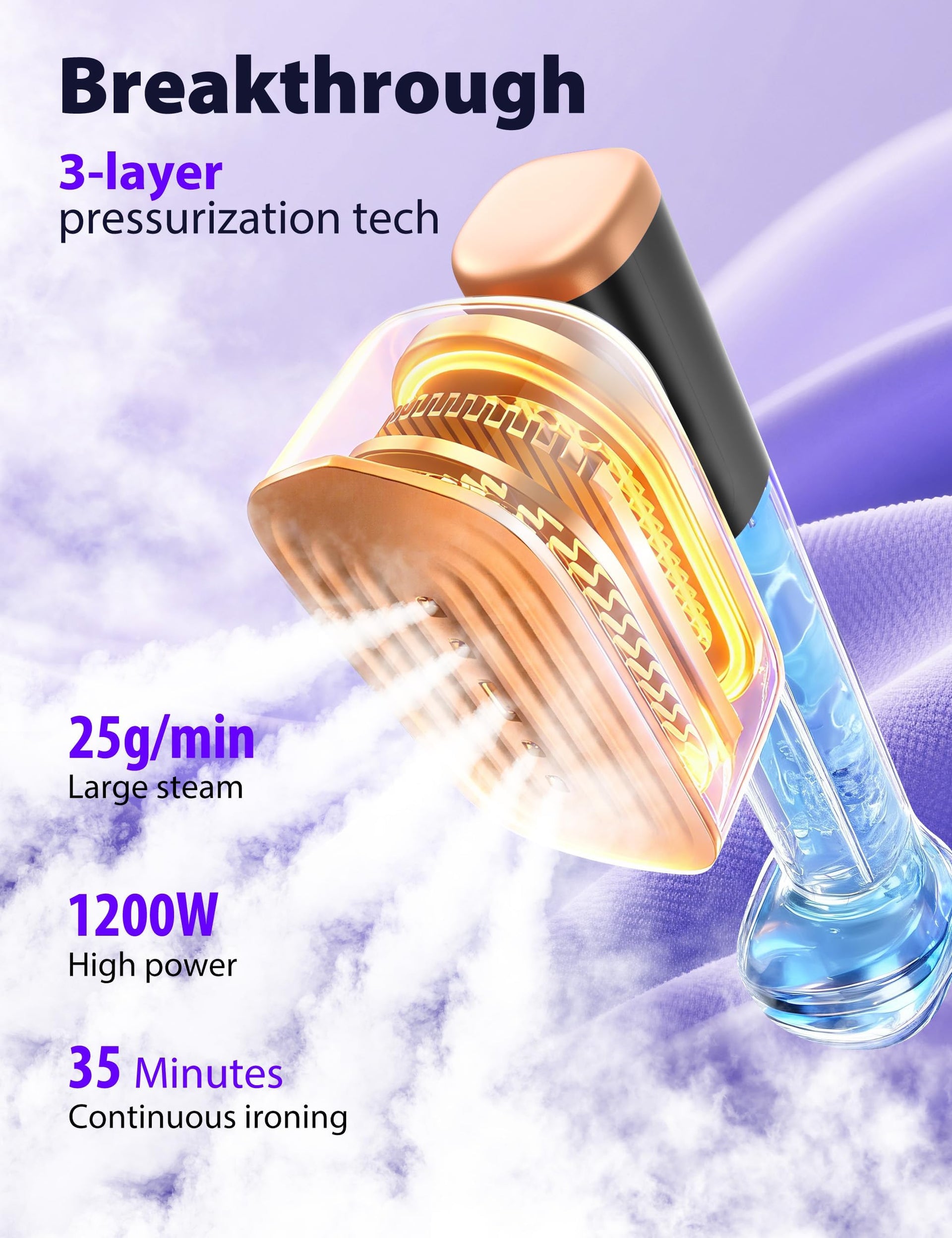 Steamer for Clothes Portable 2