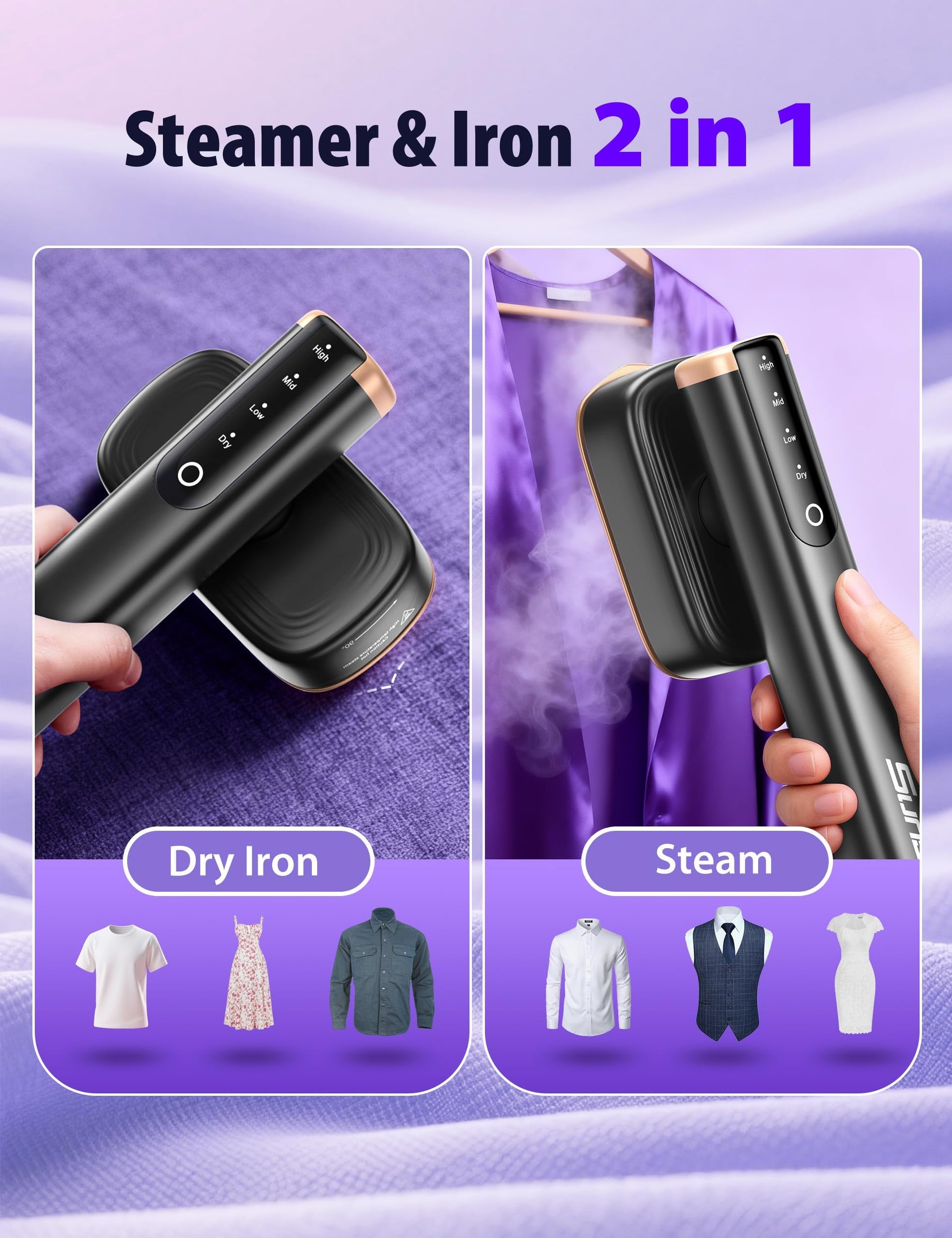 Steamer for Clothes Portable 2