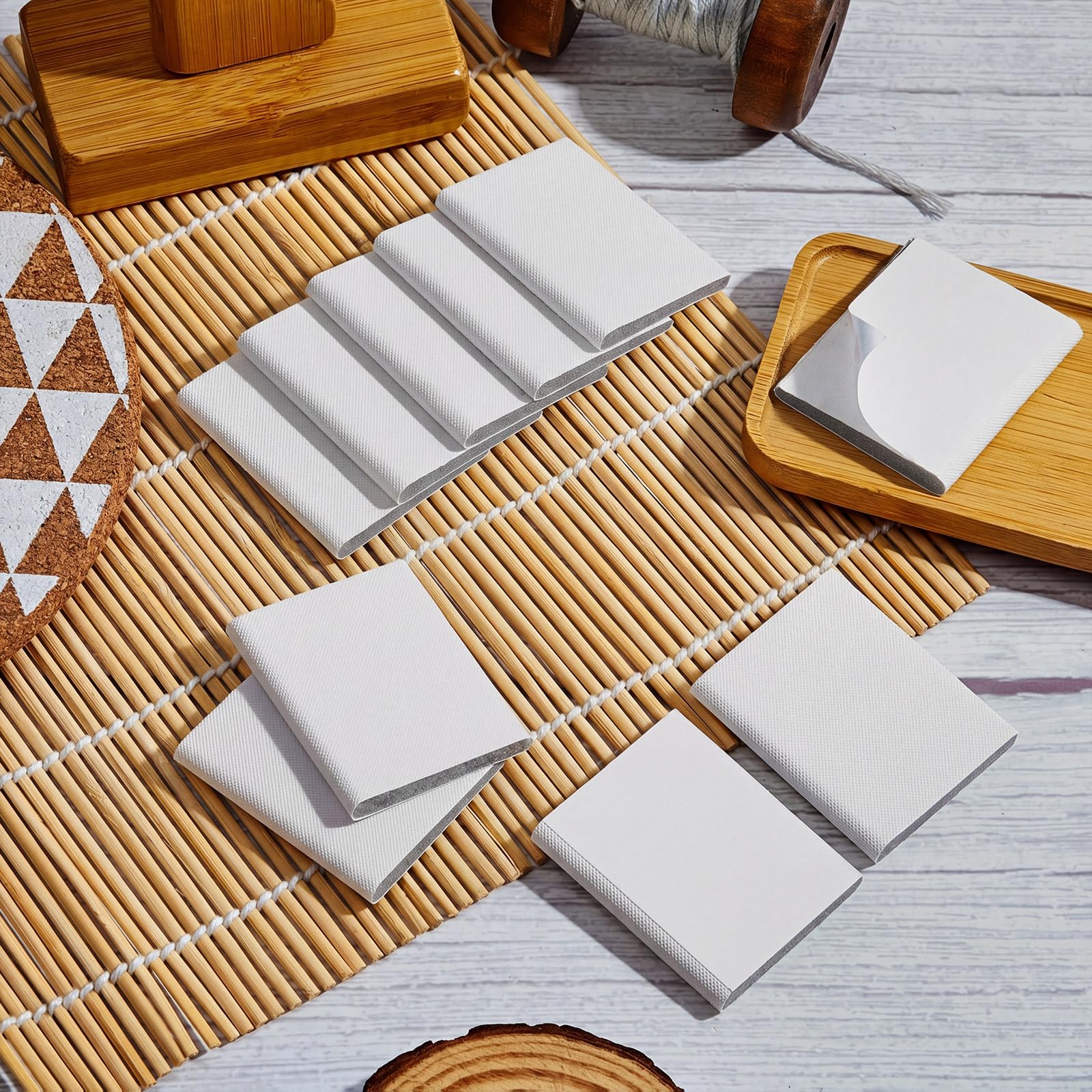 16 Pieces Door Corner Seal Pads Adhesive Weatherstripping
