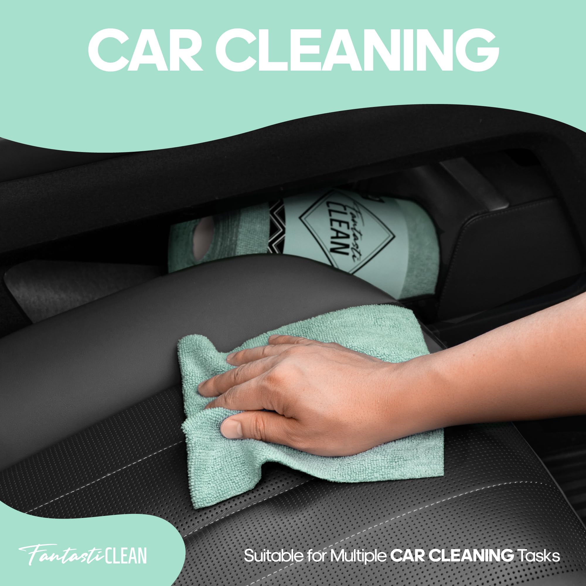 Microfiber Cleaning Cloth Roll (60 Count)