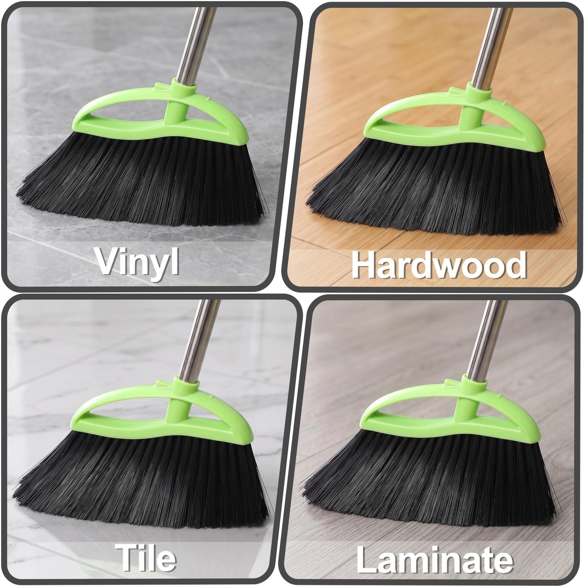 Soft Bristle Indoor Broom