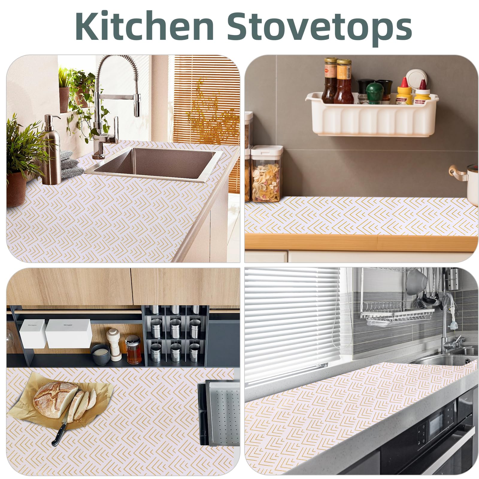 Shelf Liner for Kitchen Cabinets Non Adhesive Drawer Liner Non (20 Sq Ft)