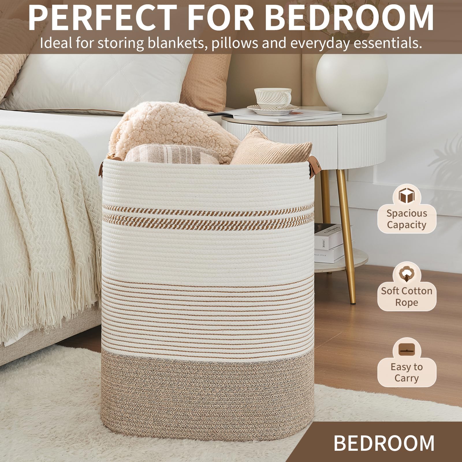 Laundry Basket with Handles