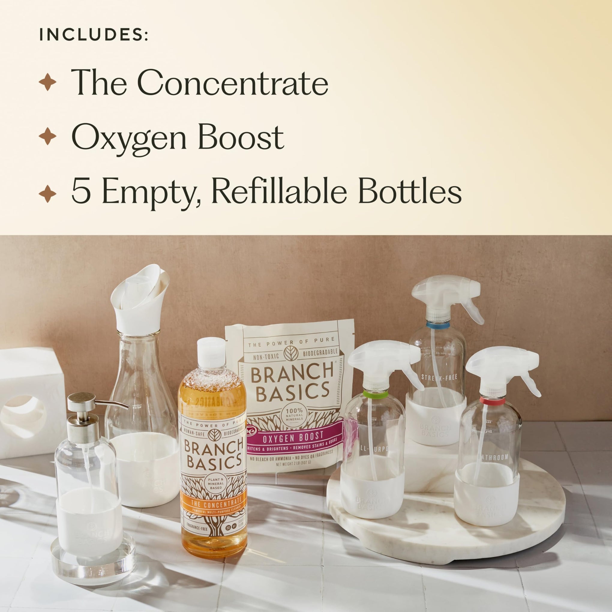 Premium Starter Kit in Glass (33.8 Fl Oz)