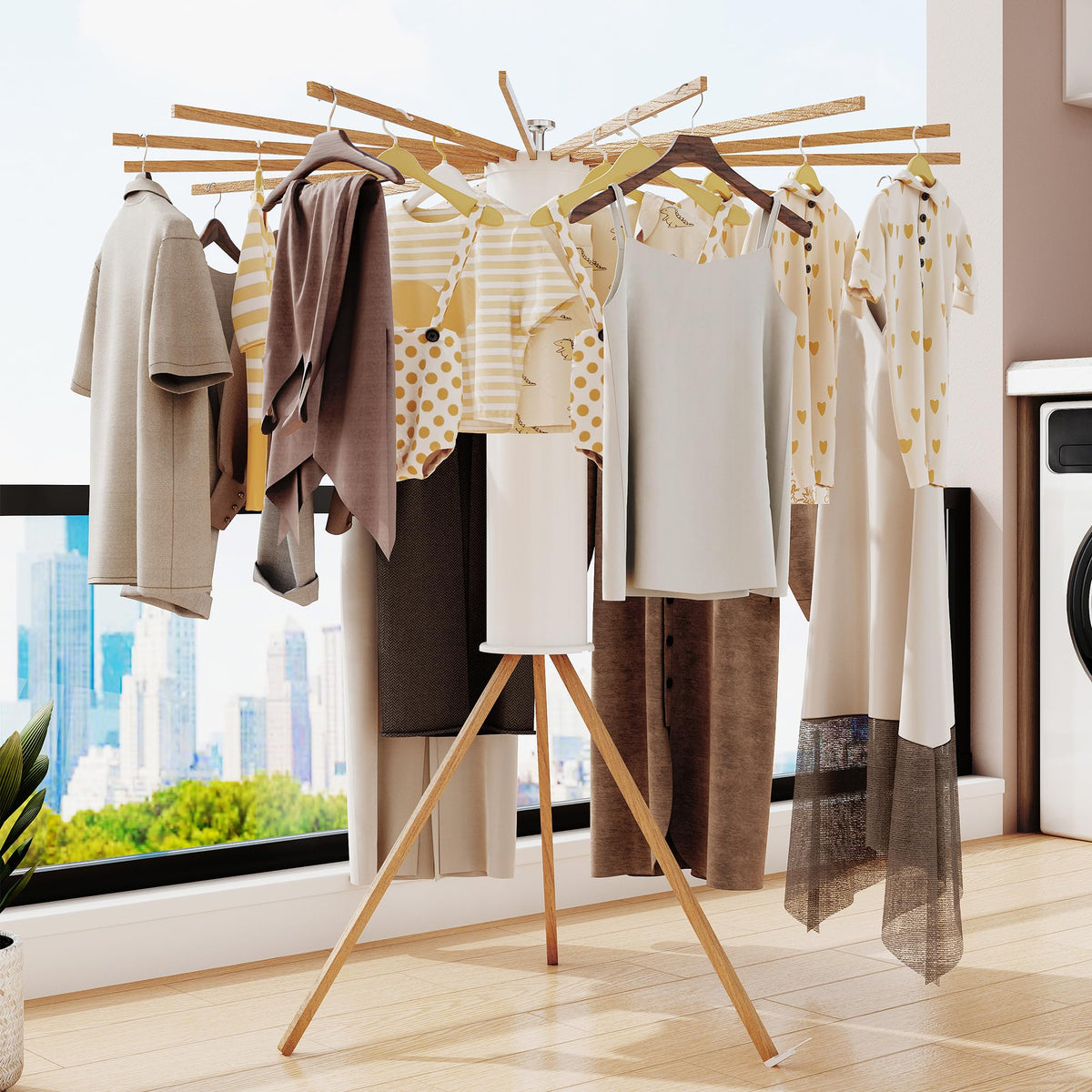 Clothes Drying Rack Tripod