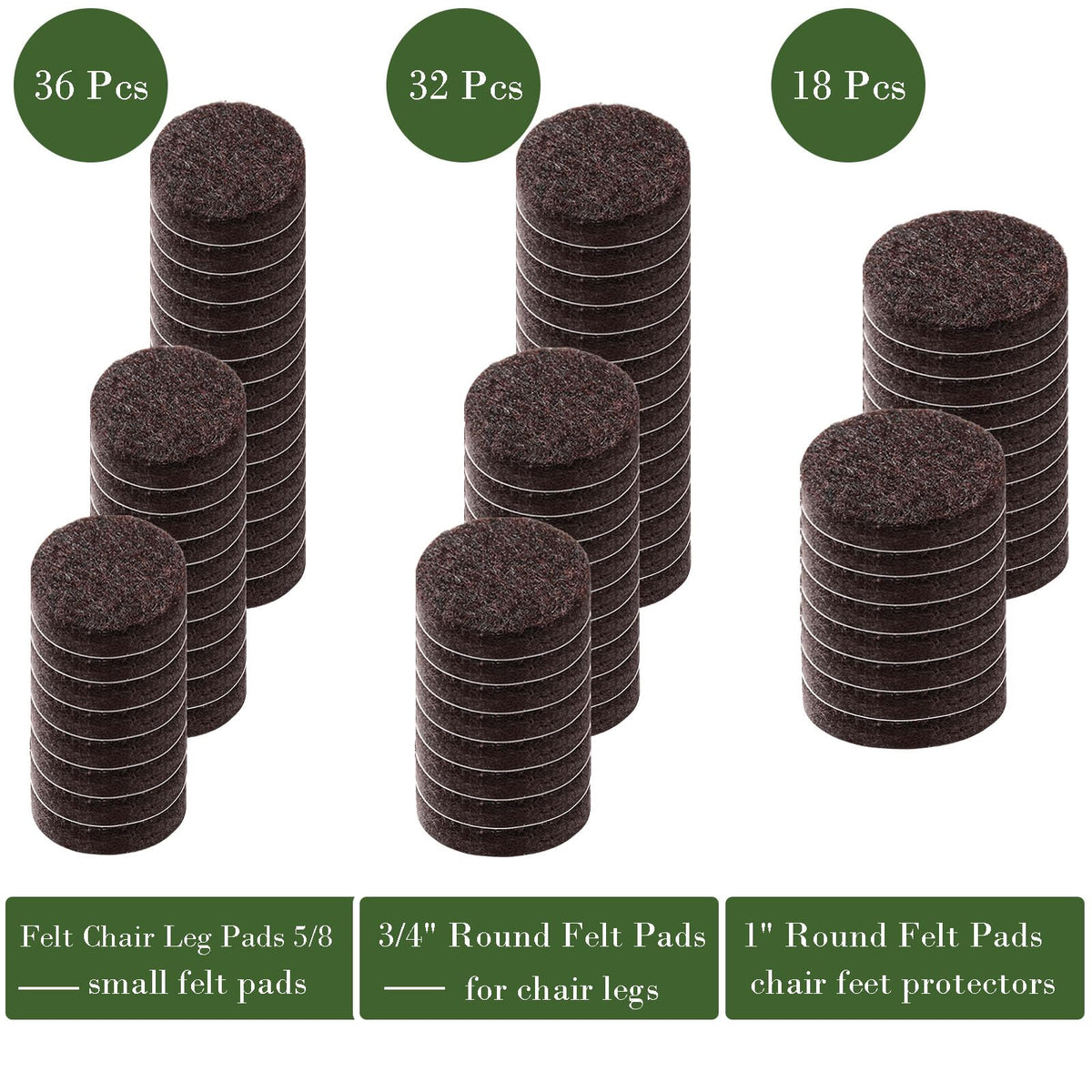 Felt Furniture Pads (86 Count)
