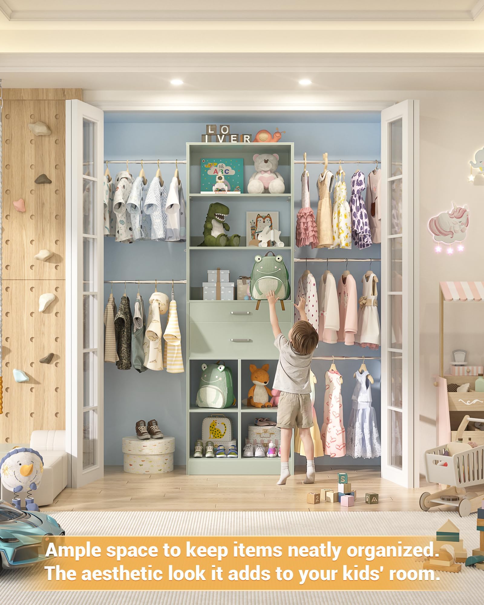 Small Closet System