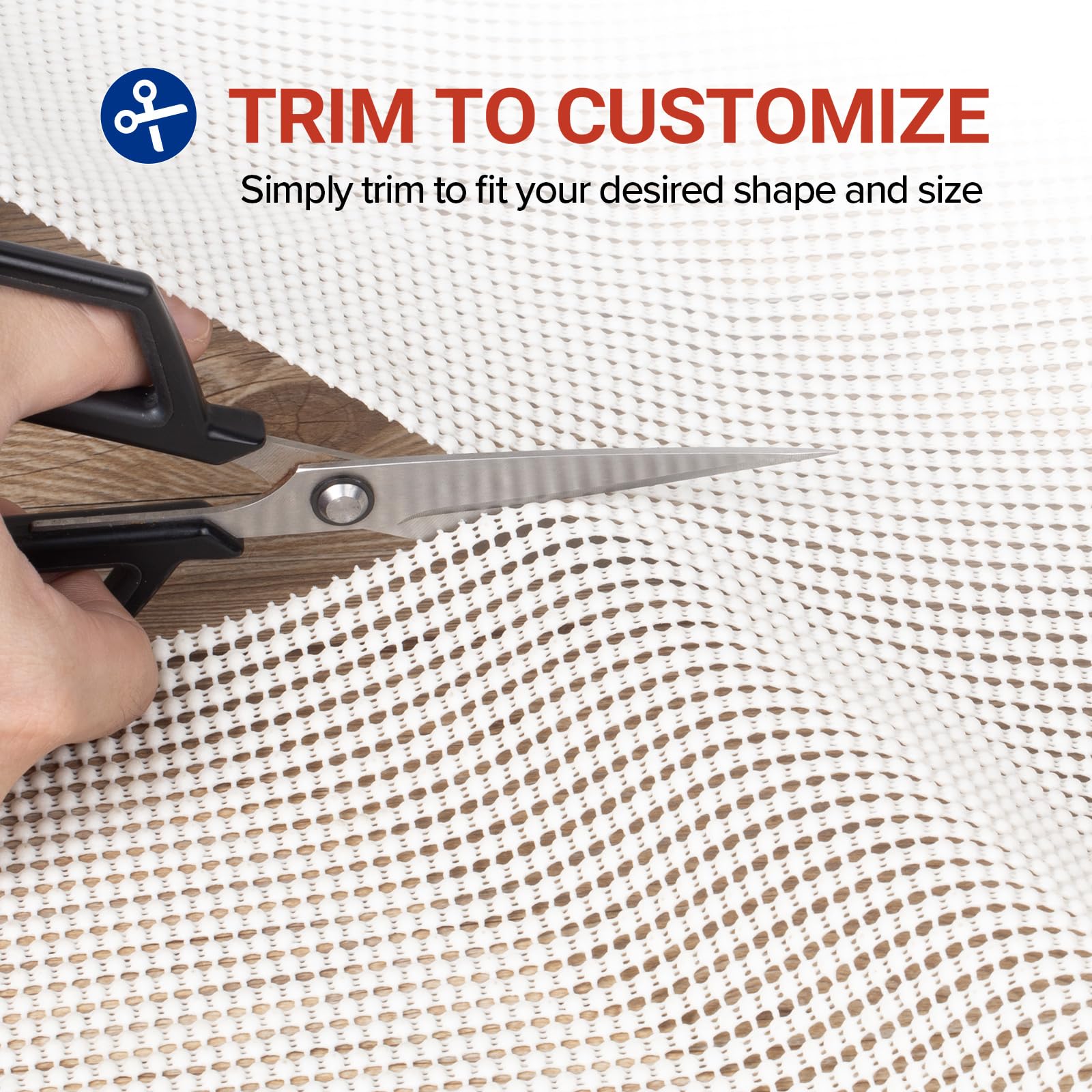 Non Slip Rug Pad Gripper 6x9 Feet (54 Sq Ft)