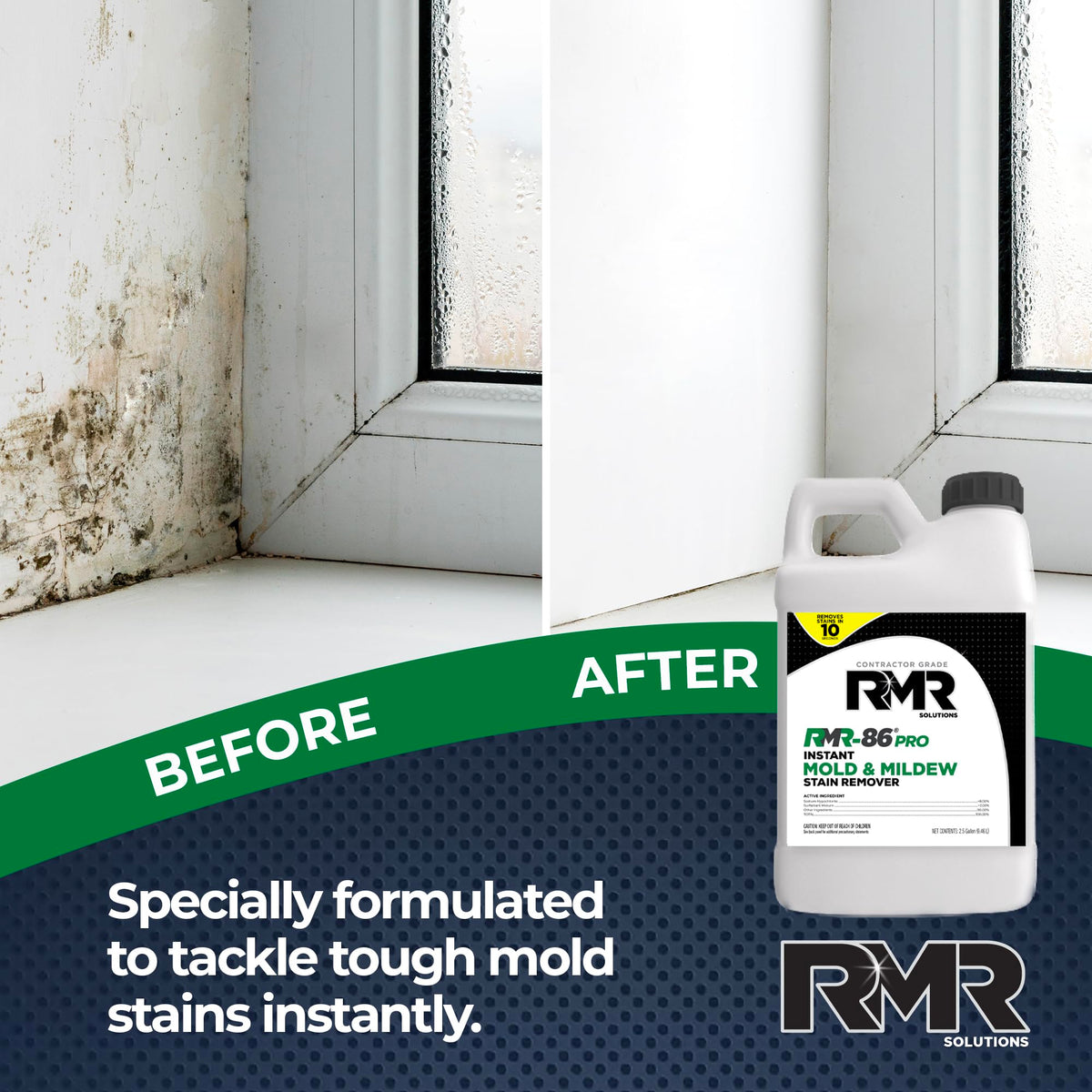 RMR 86 Pro Instant Mold Stain & Mildew Stain Remover (640 Fl Oz)