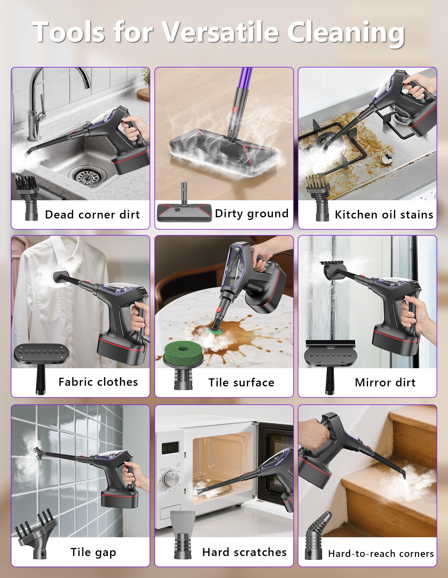 Steam Mop for Floor Cleaning
