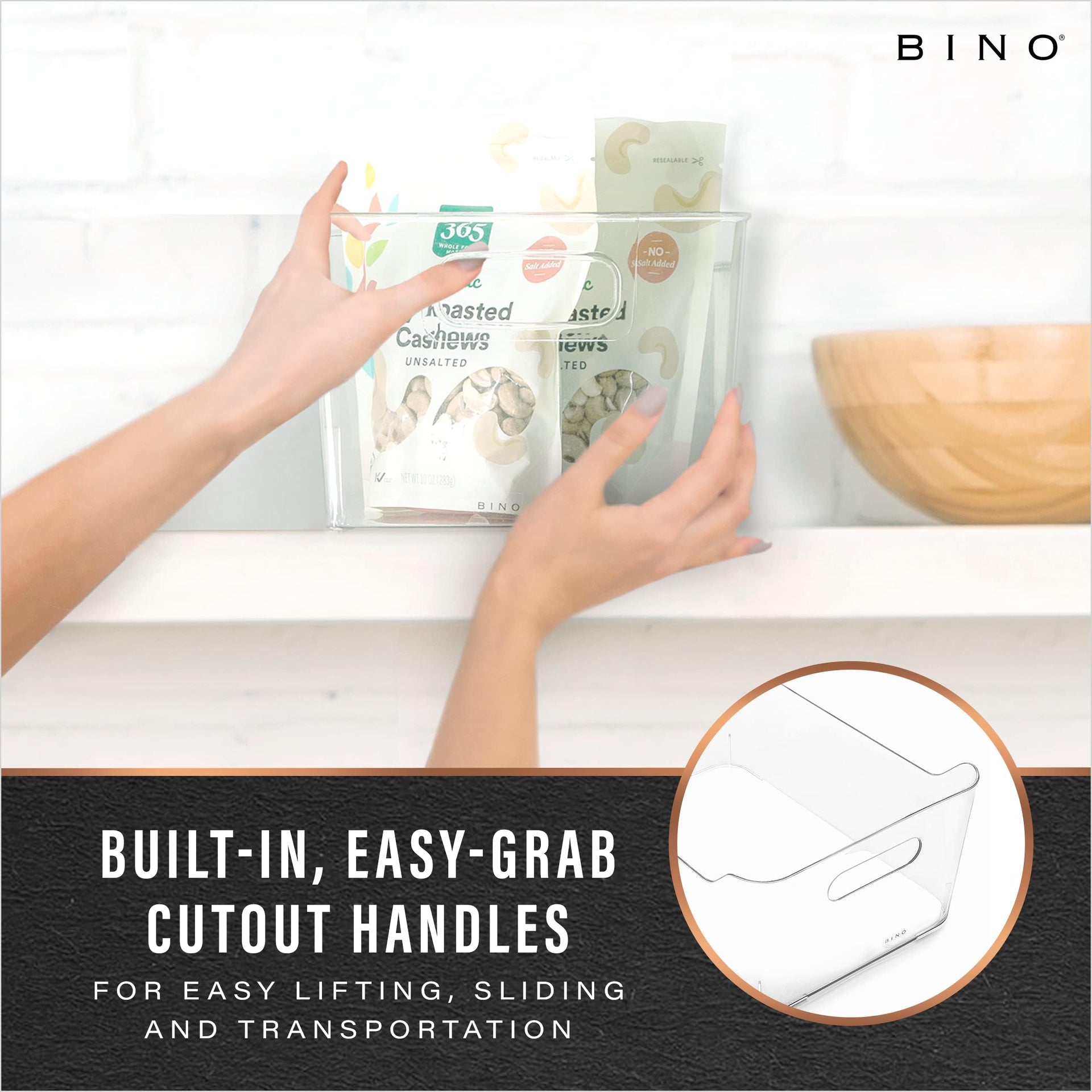 Plastic Organizer Bins (4 Count)