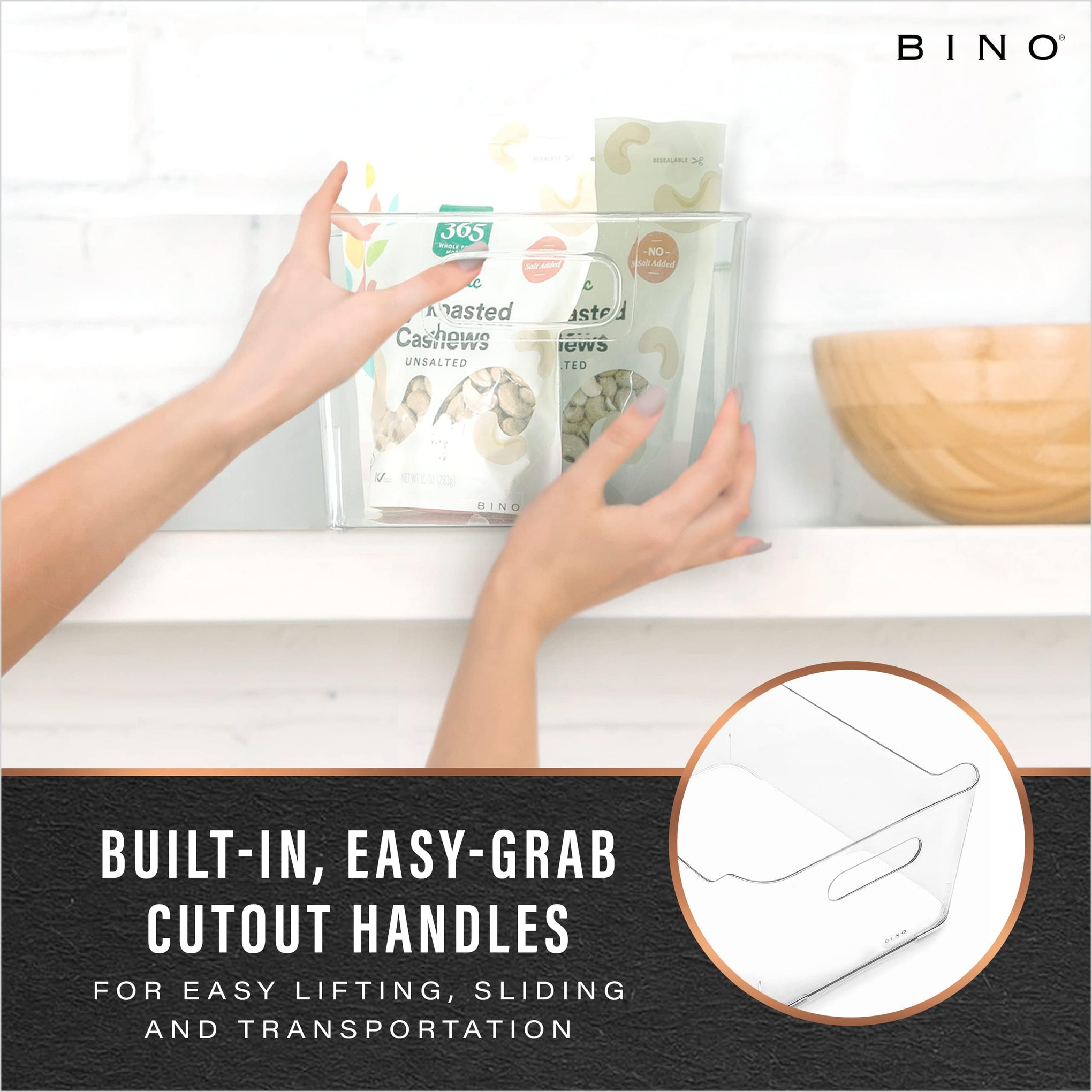 Plastic Organizer Bins (4 Count)
