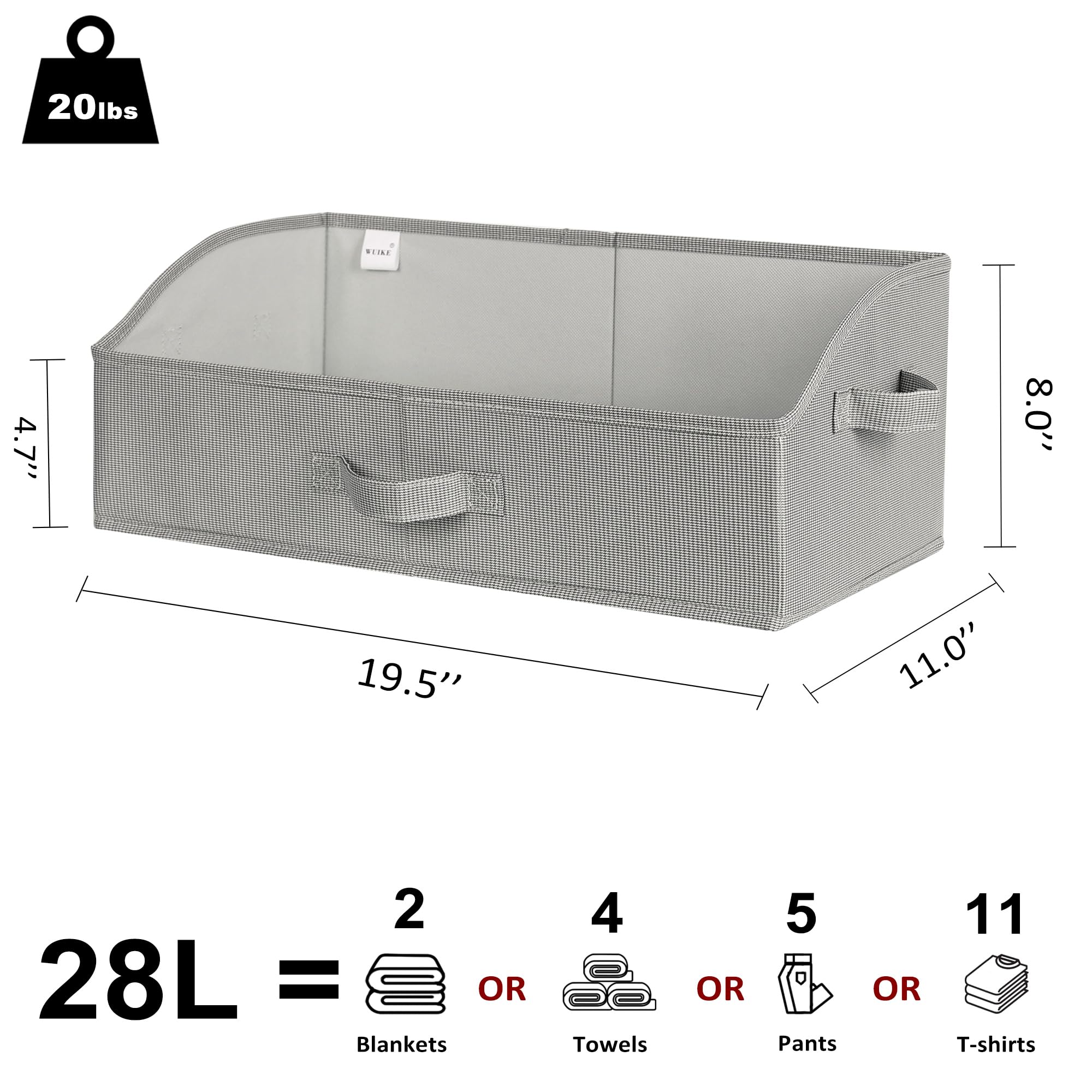 Purse Organizer for Closet (3 Count)