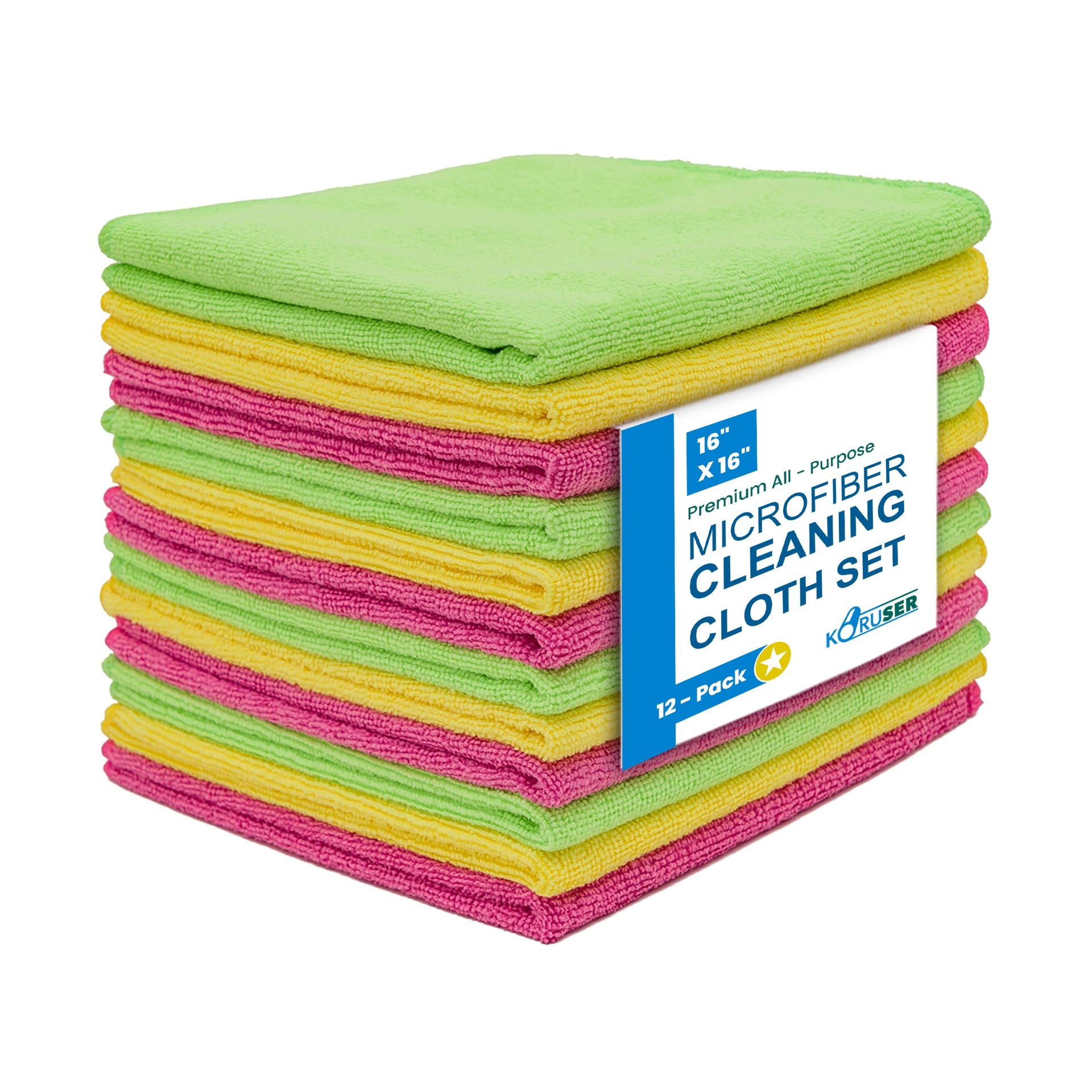 Microfiber Cleaning Cloths (12 Count)