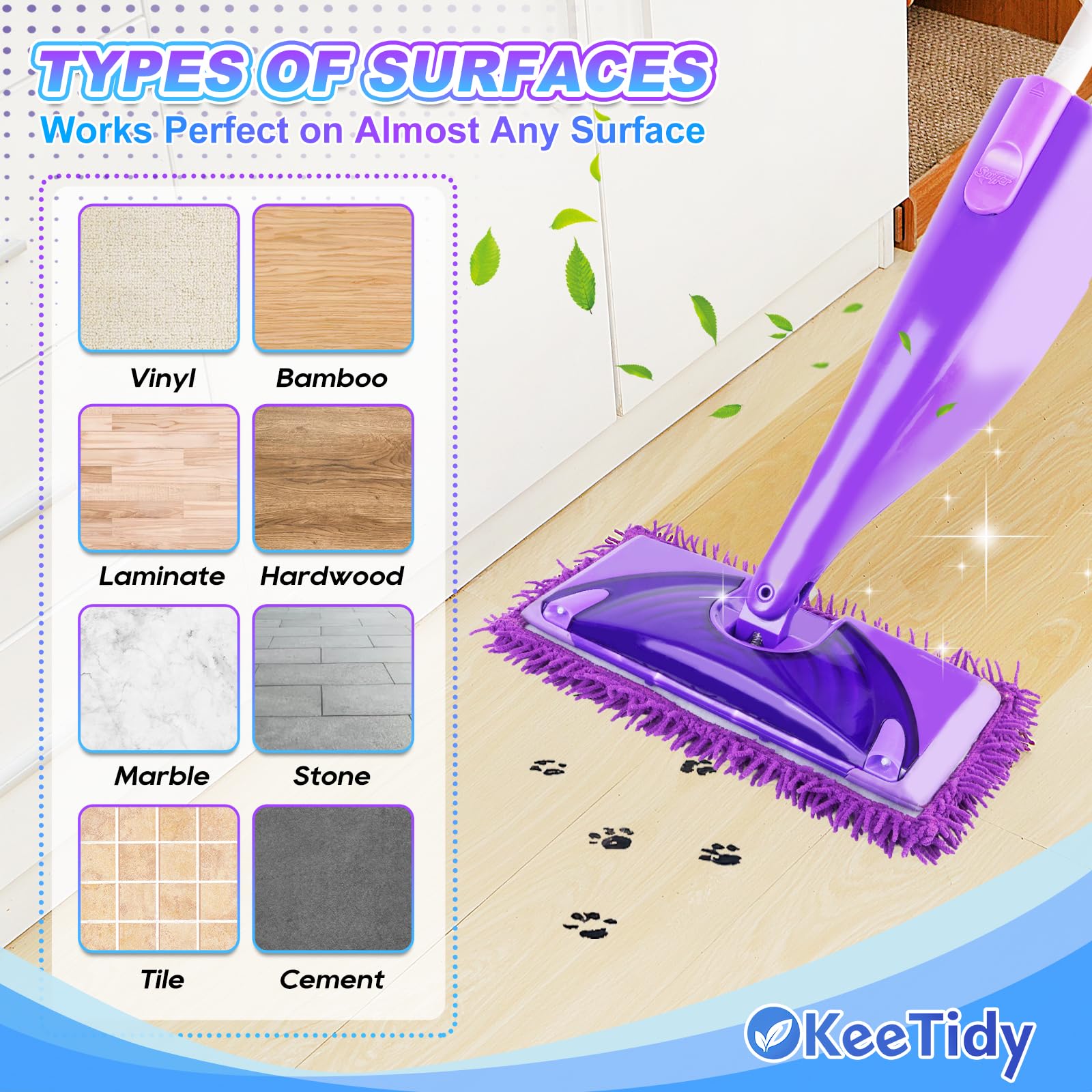 Wet Jet Pads Compatible with Swiffer Wetjet (3 Count)