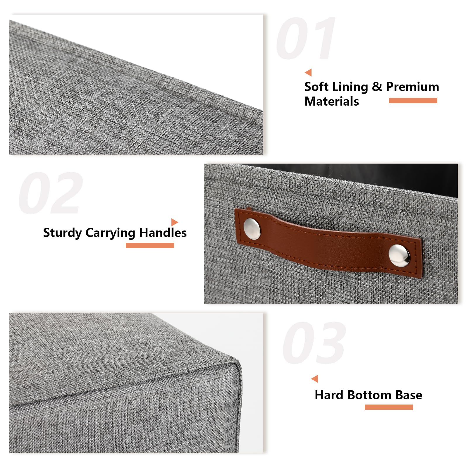 Large Storage Baskets (3 Count)