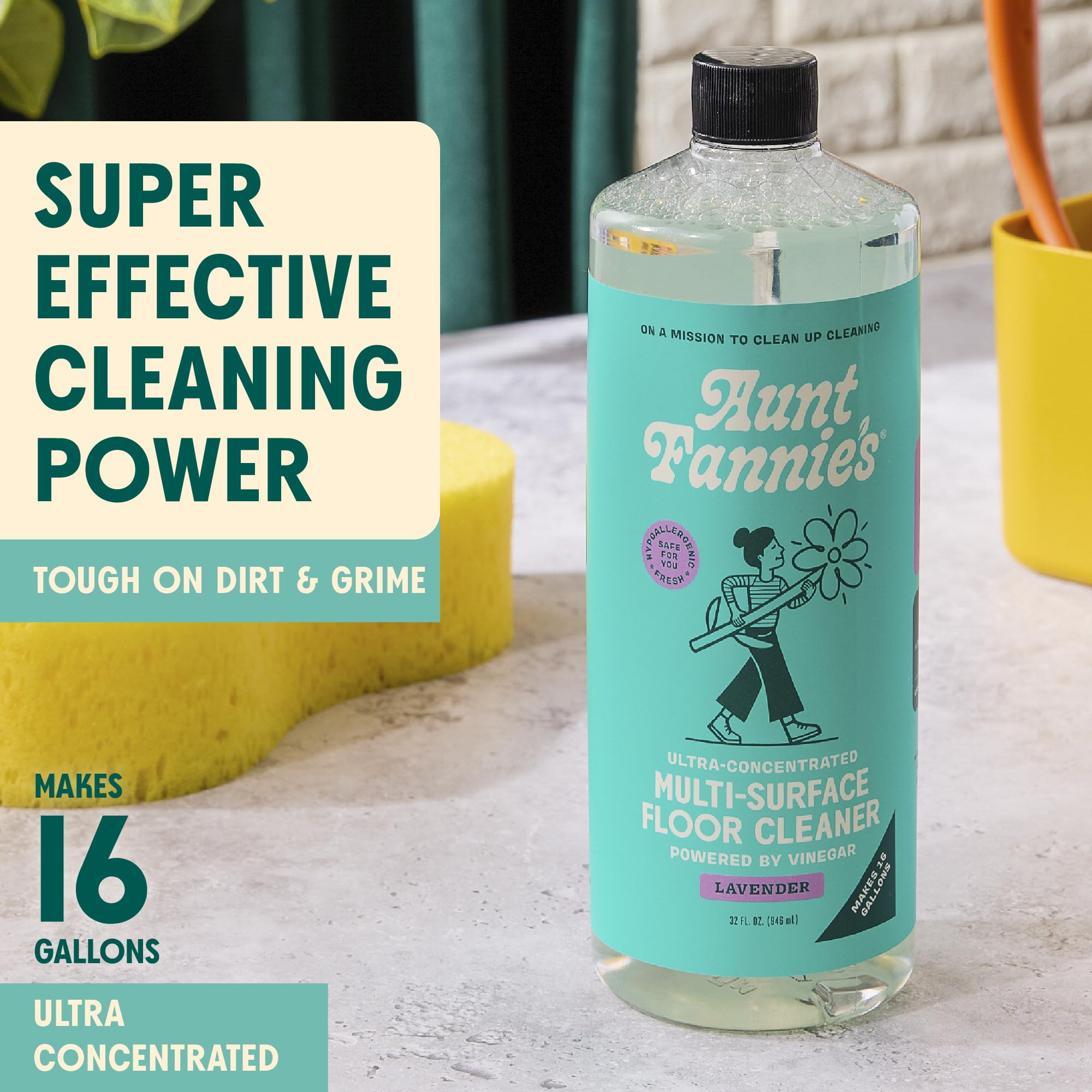 Ultra Concentrated Vinegar Floor Cleaner (32 Fl Oz)
