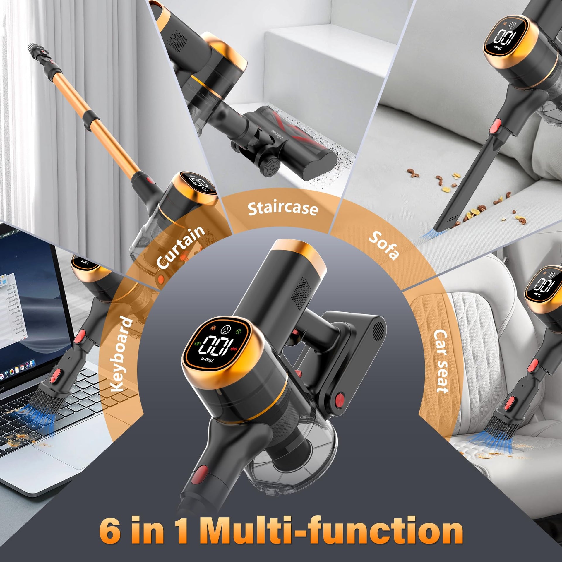 V500 Cordless Vacuum Cleaner for Home