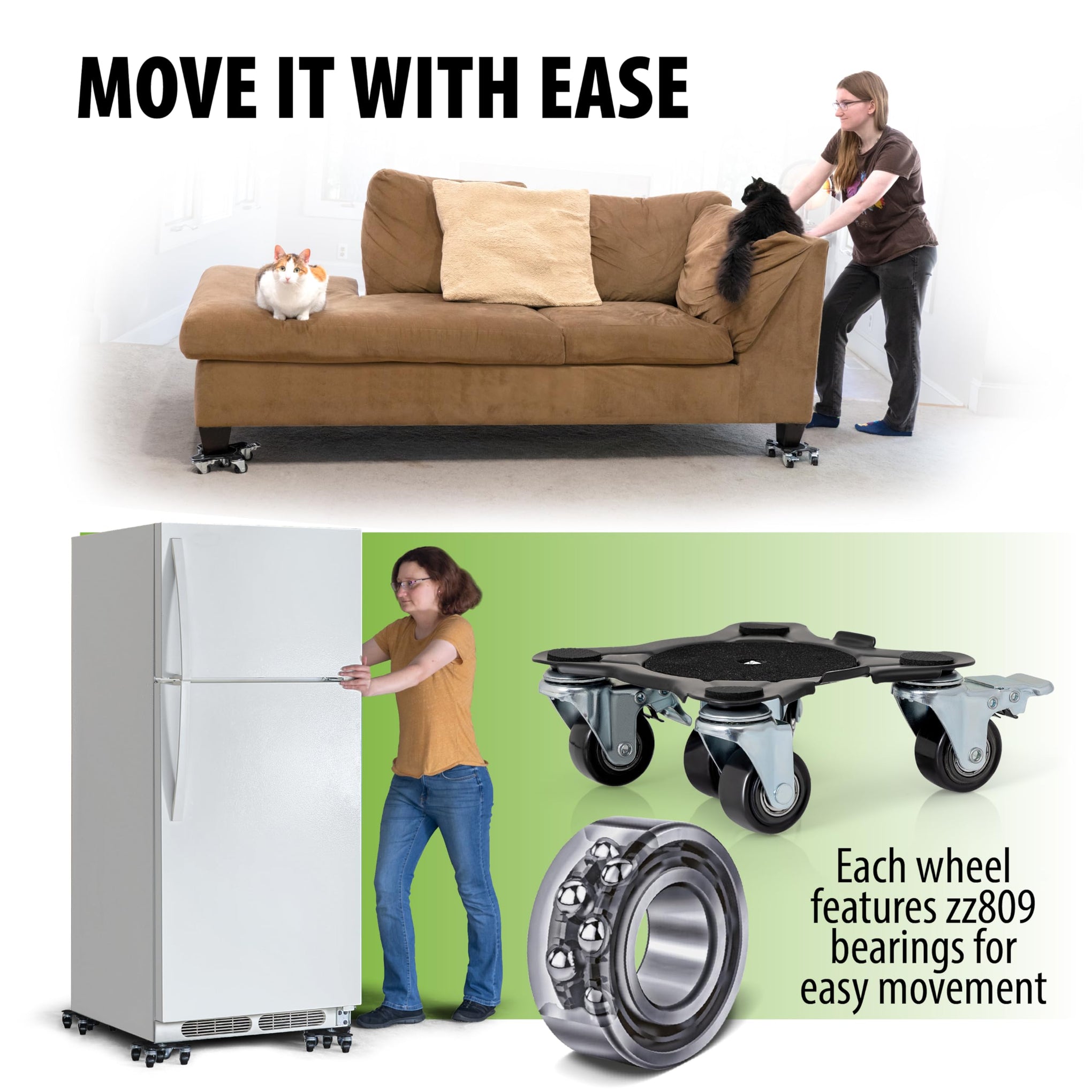 Furniture Movers with Wheels