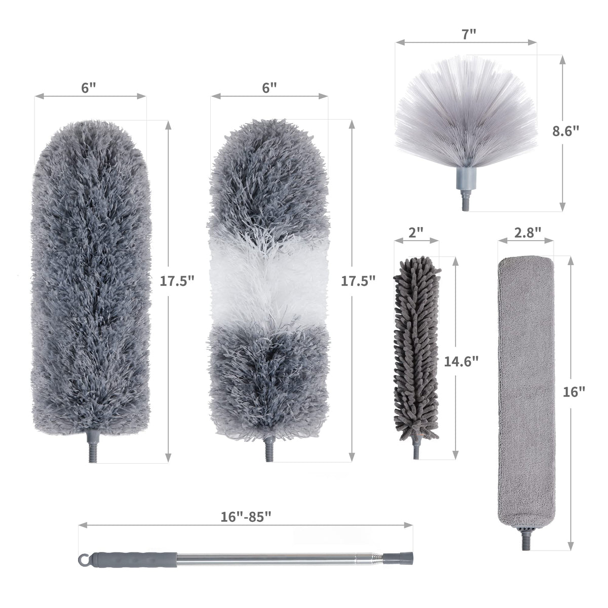 Microfiber Feather Duster 7PCS