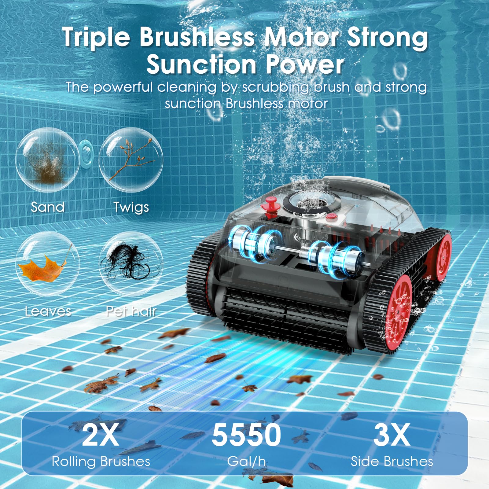 NIXBOT QP5 Robotic Pool Cleaner