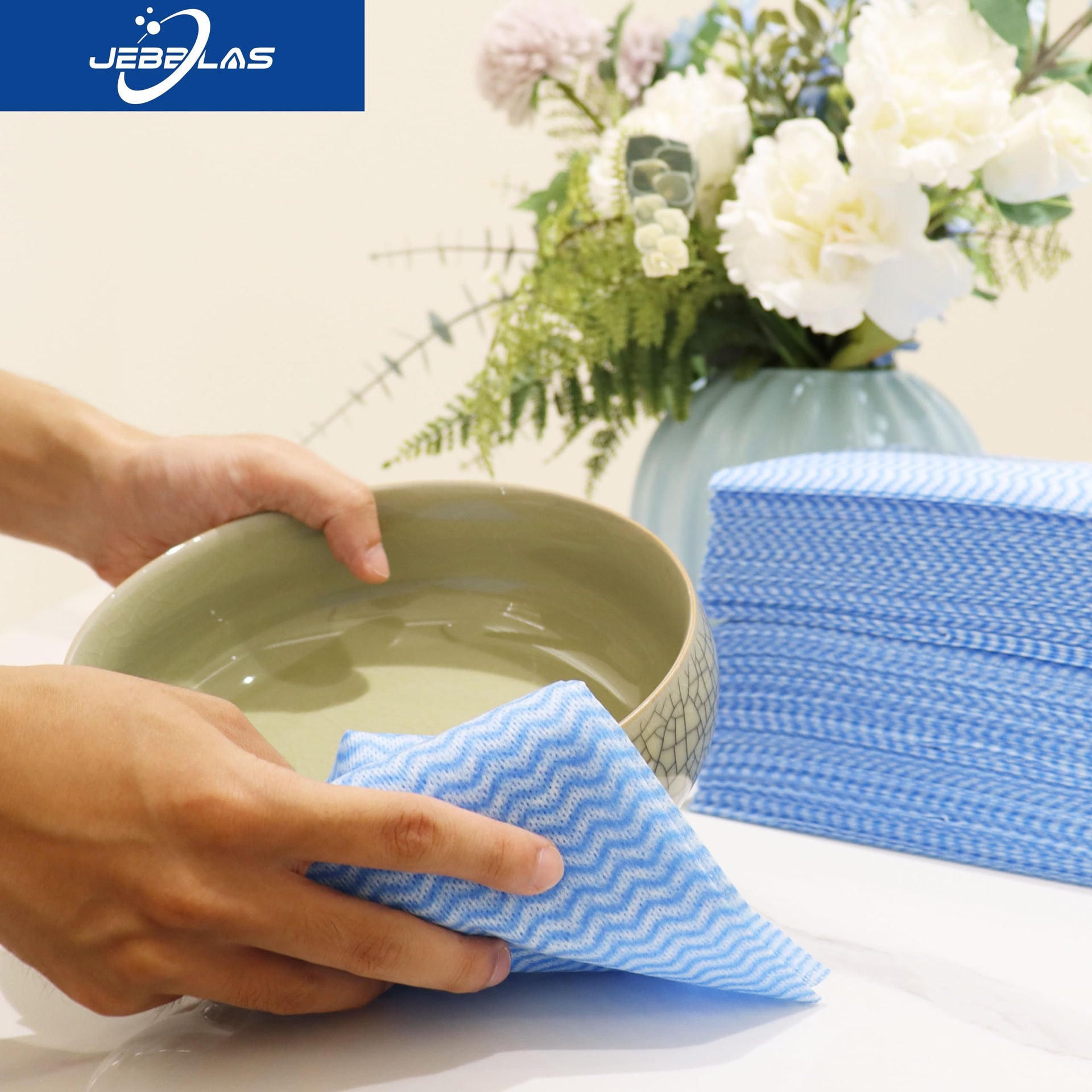 Handi Wipes Reusable Cloths Dry Cleaning Cloths Dish Towel Kitchen Towel Handy Cleaning Wipes (50 Count)