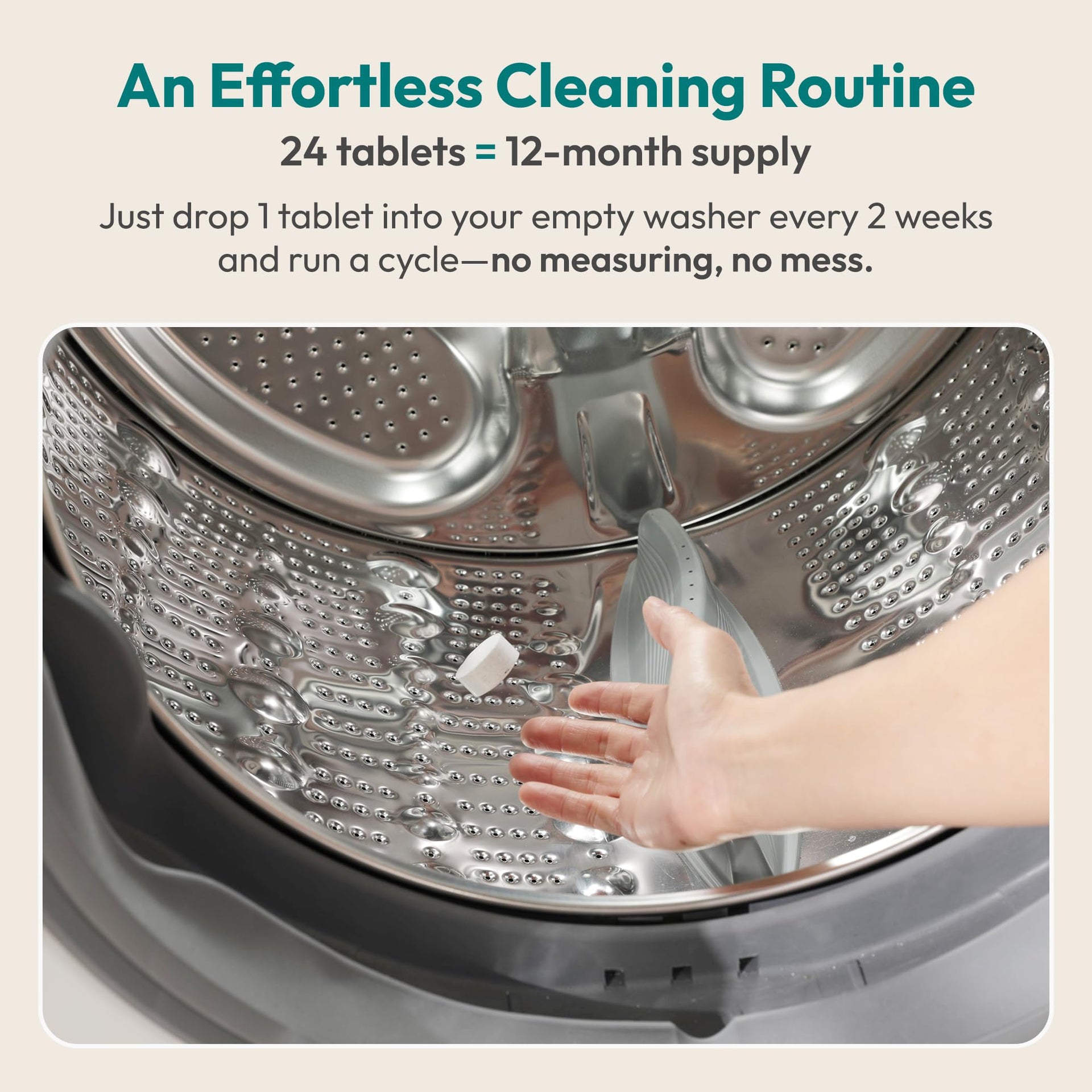 Washing Machine Cleaner Tablets (24 Count)