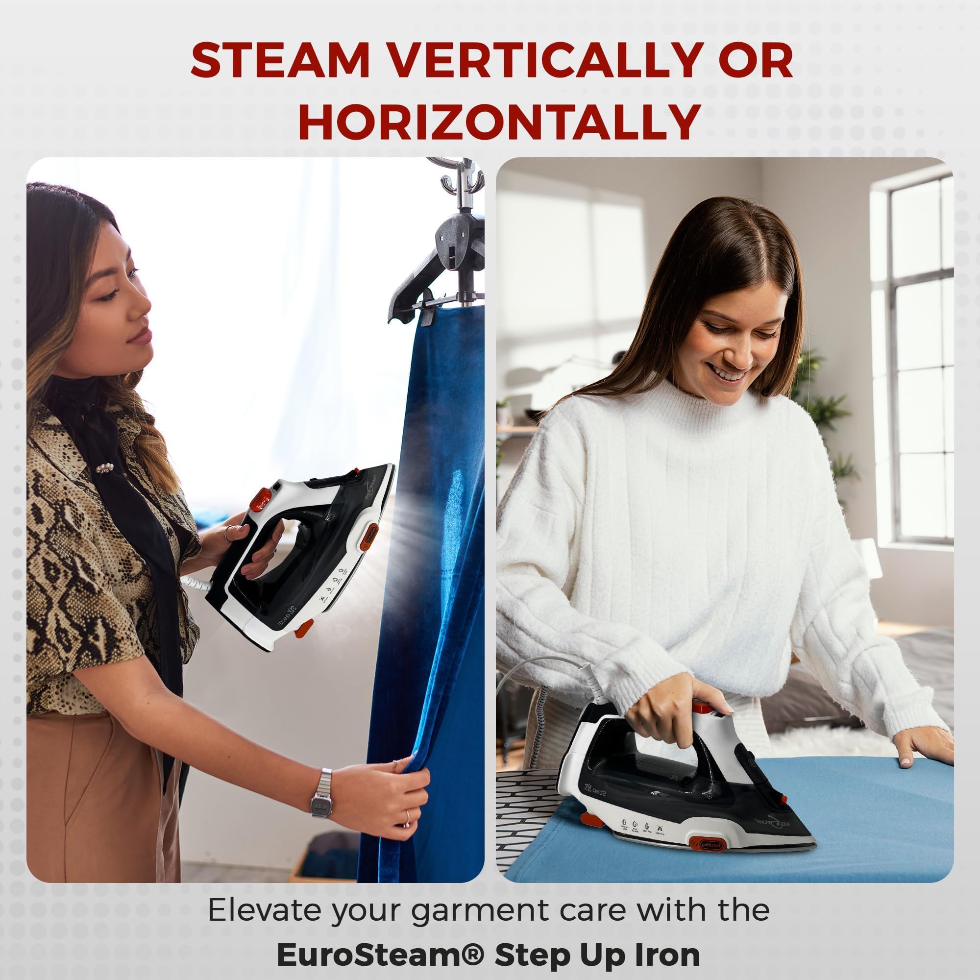 Step Up Self Lifting Steam Iron