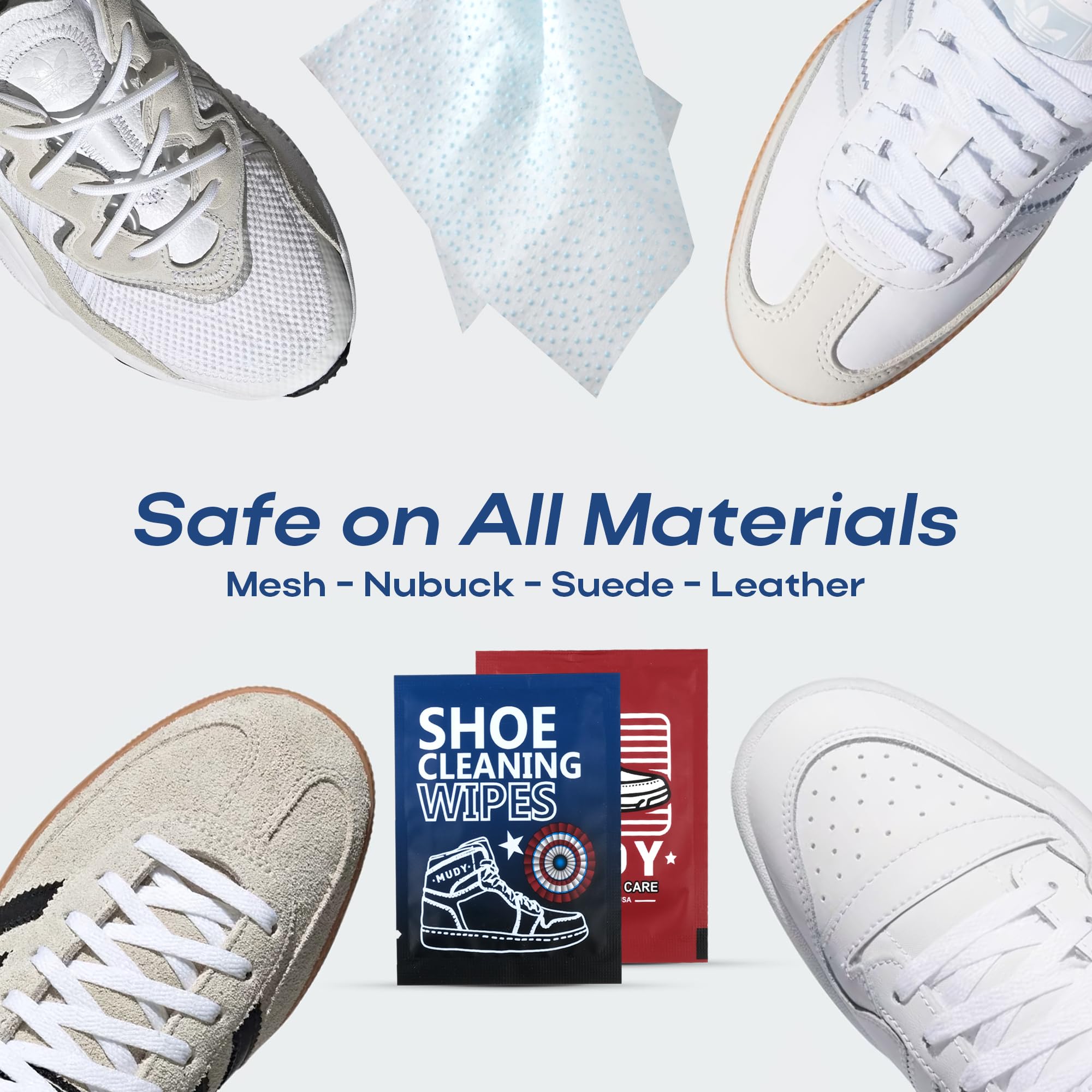 Shoe Cleaner Sneaker Cleaner Wipes 35 Packs Suede Leather Tennis Quick Cleaning Disposable Travel Portable Removes Dirt (35 Count)