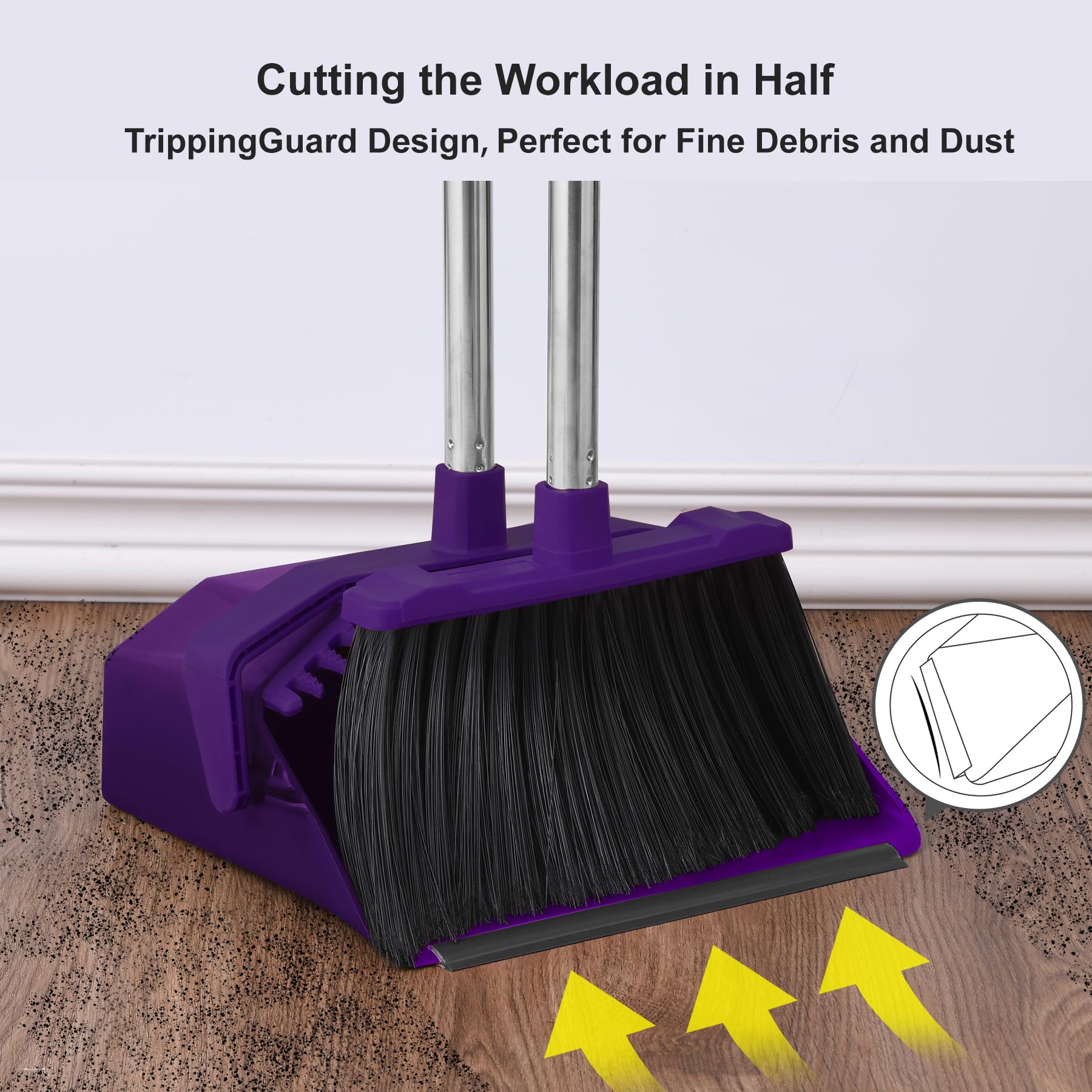 Broom and Dustpan Set for Home