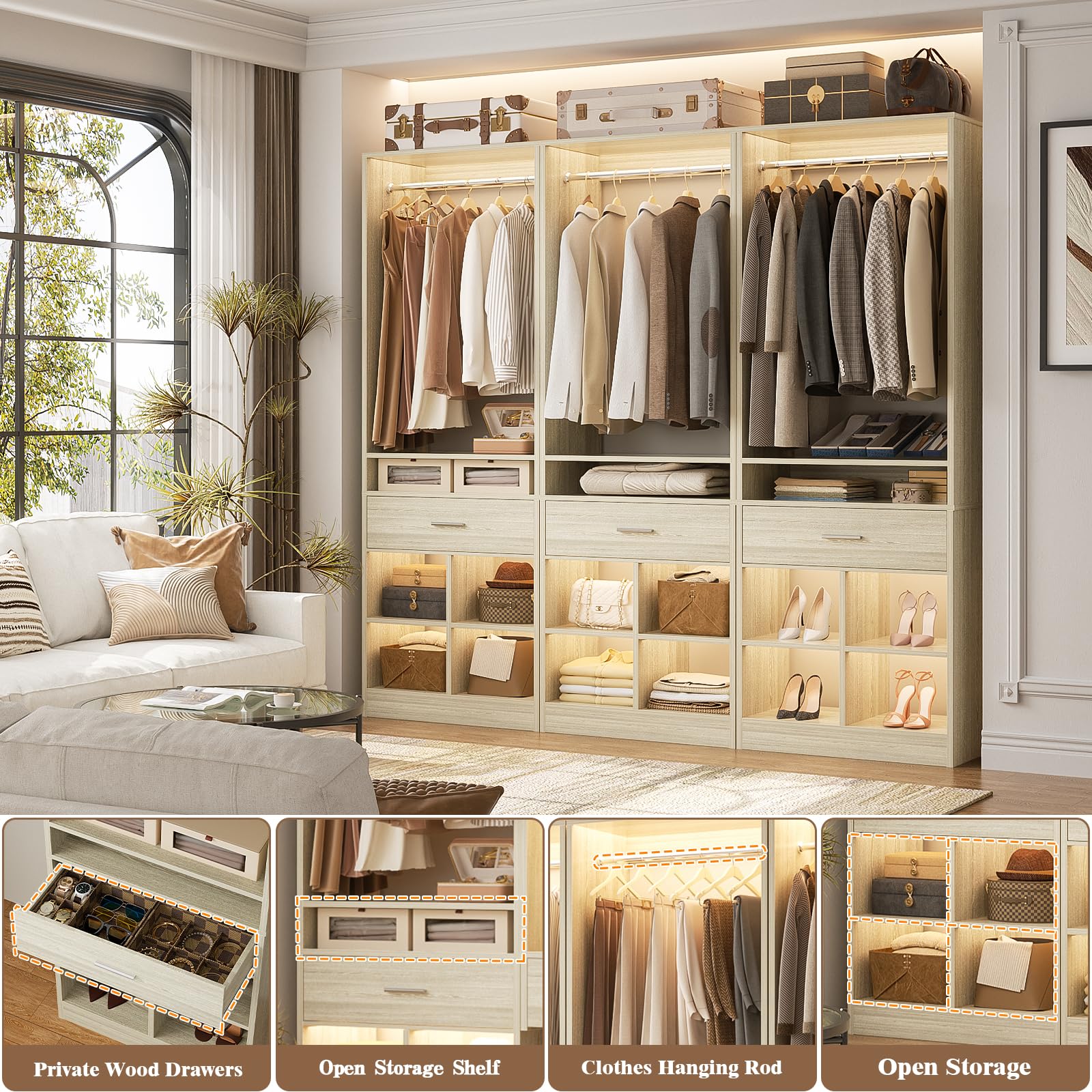 50" Closet System