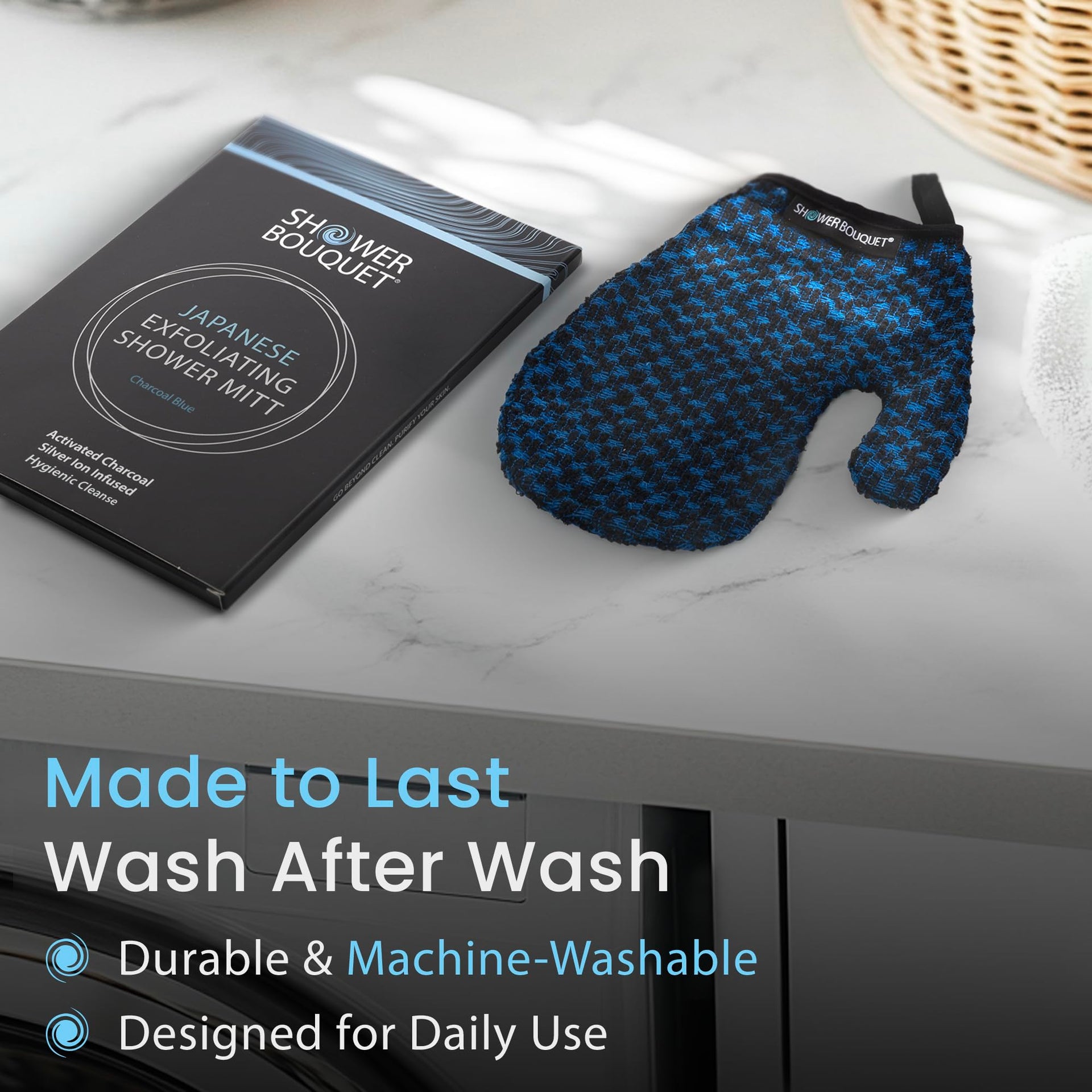 Japanese Exfoliating Mitt for Shower