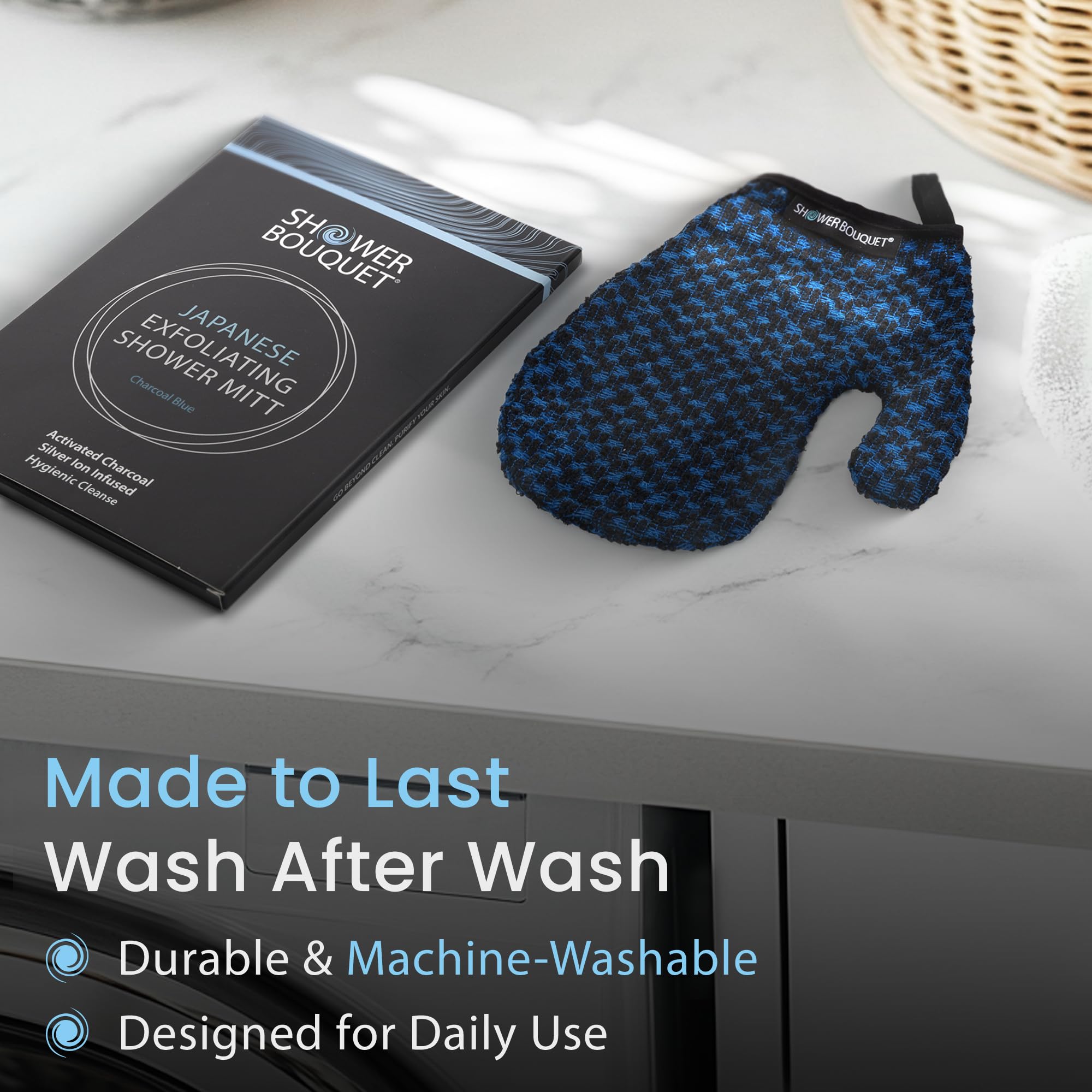 Japanese Exfoliating Mitt for Shower