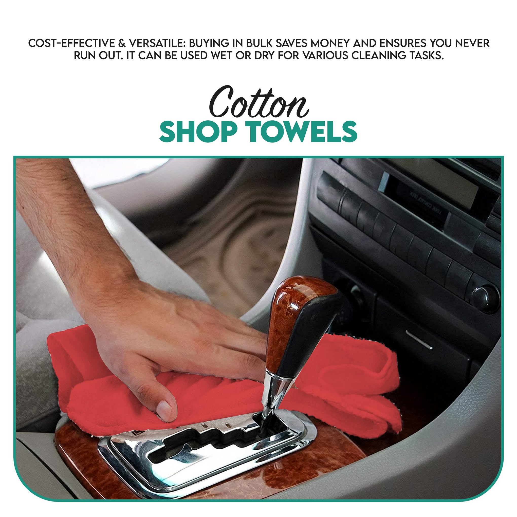 Cotton Shop Towel (150 Count)